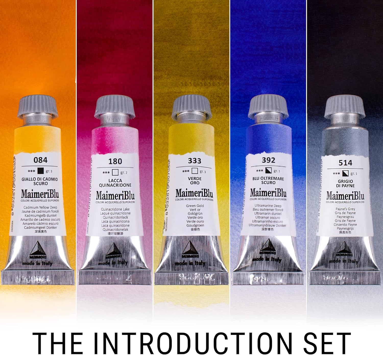 Maimeri Blu Artist Watercolor Set, 12 Ml (5 Tubes) image number 3