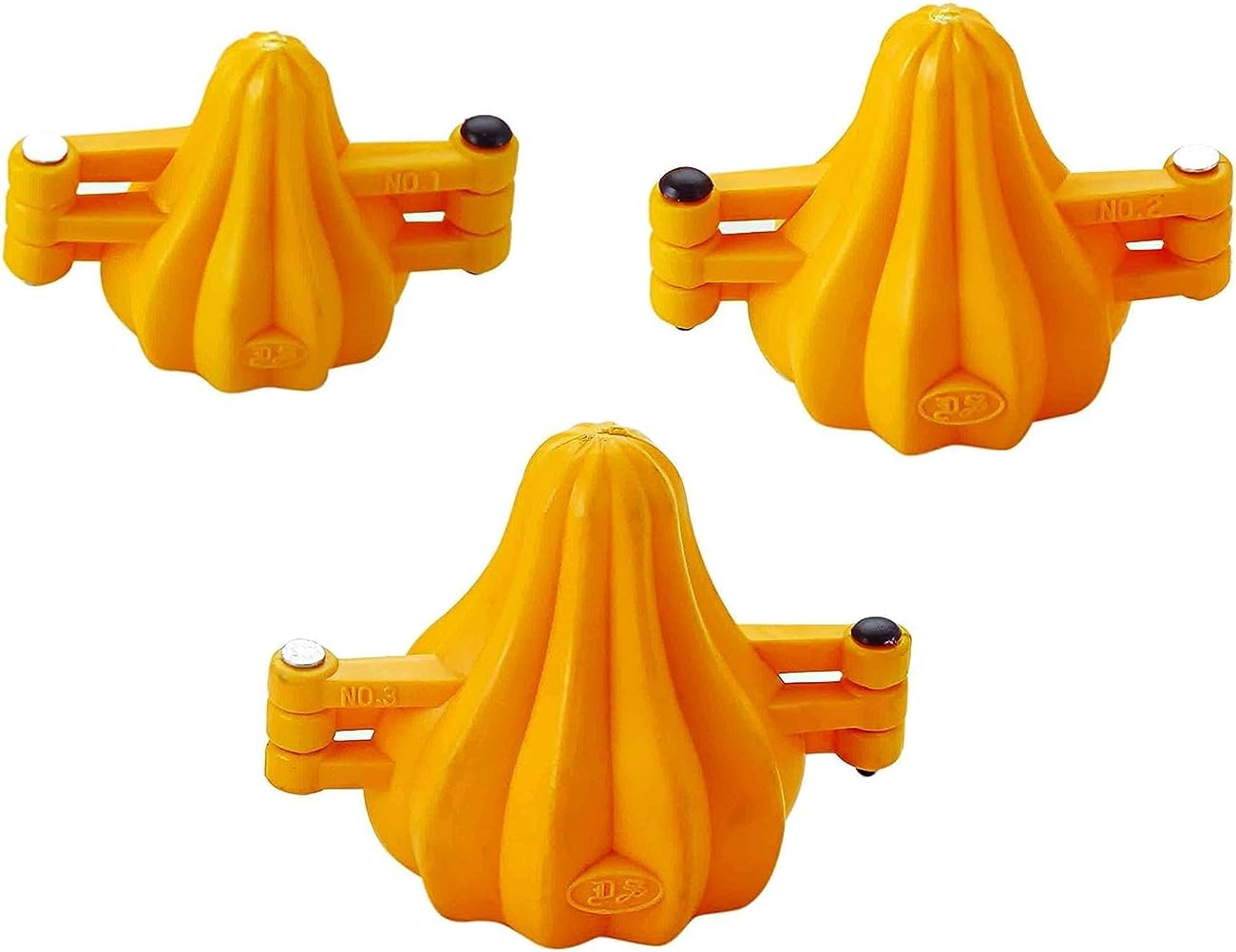 Multi Utility Plastic Modak Mould Set for Ganesh Festival Includes 3 Different Size of Modak and One Modak Patti (3 Modak and Modak Patti)