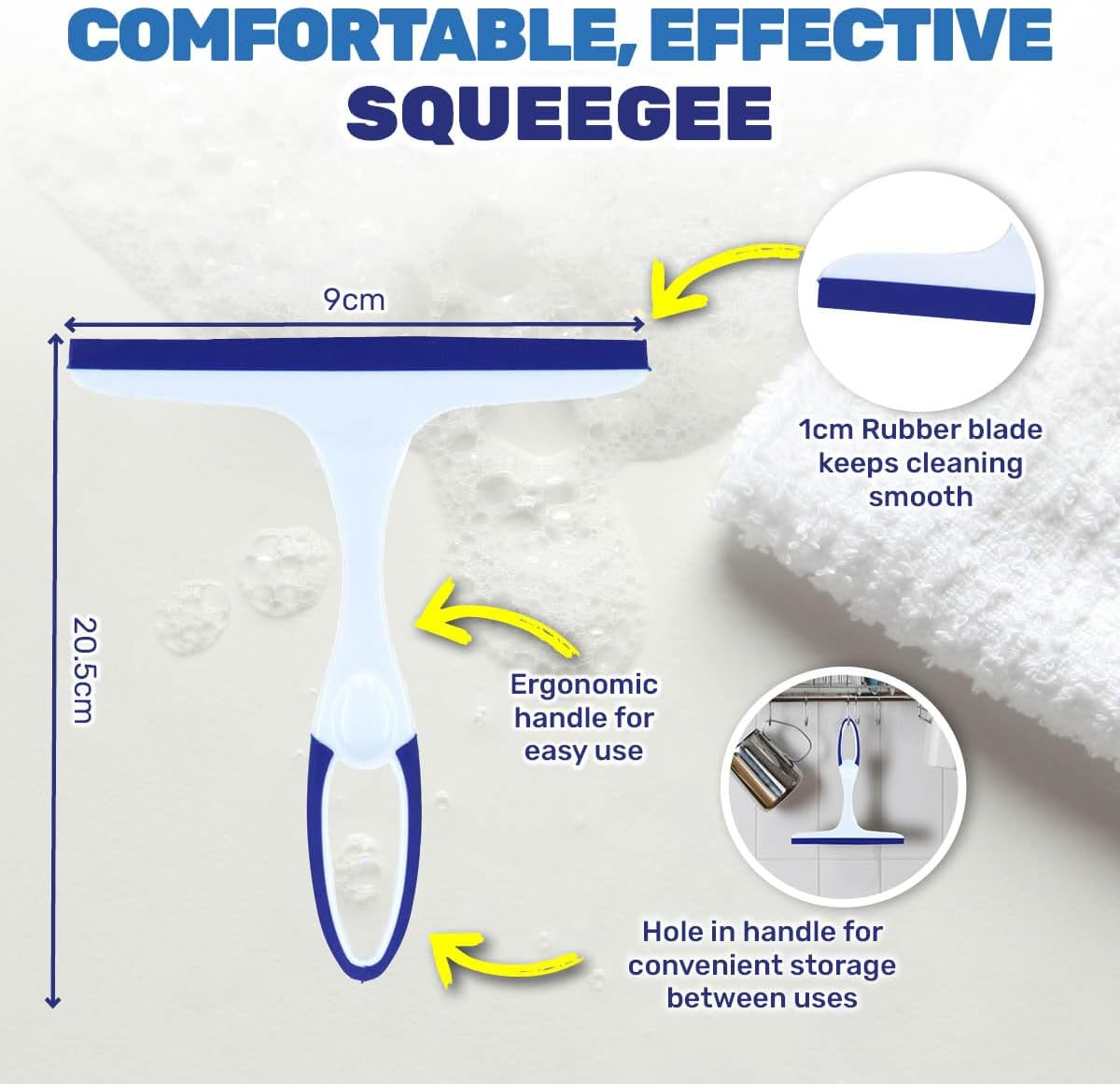 Cleaning Squeegee, 20.5 X 9 X 2.2 Cm Size image number 6
