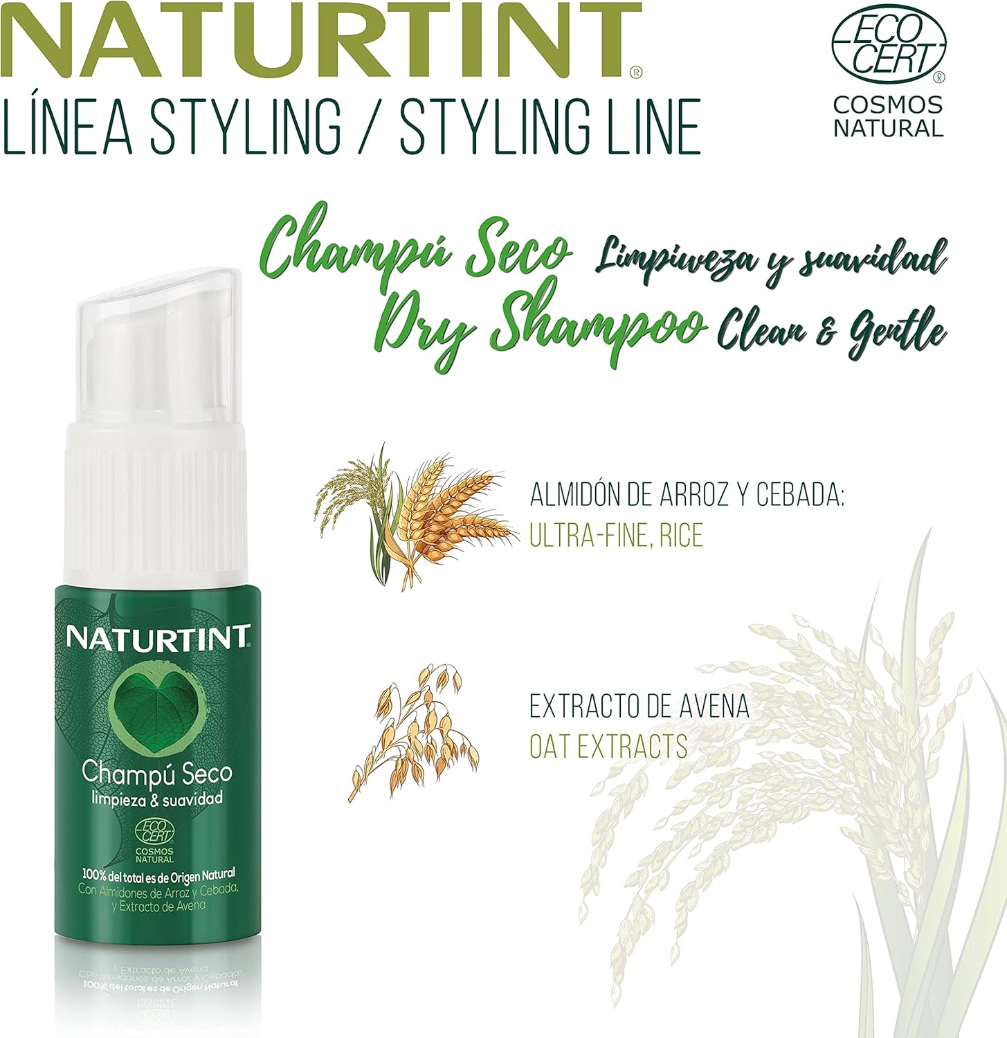 Naturtint Dry Shampoo - Adds Volume & Texture to Hair, Aerosols Free, Silicone Free, Paraben Free, No Artificial Fragrances or Colorants. image number 4