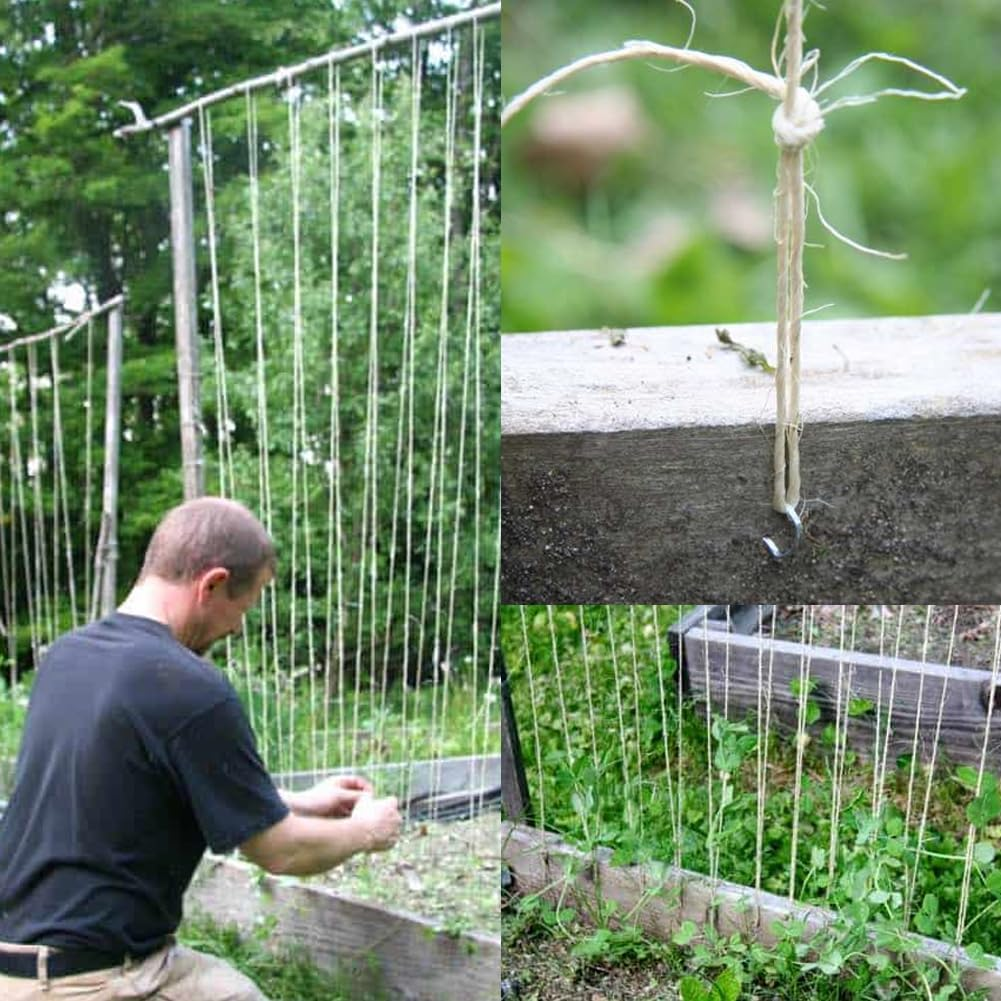 Jijacraft Jute String Coloured Craft Cord Garden Cord Decorative Cord 2 Mm X 100 M for DIY Crafts Gardening Gifts Packaging (Beige) image number 1