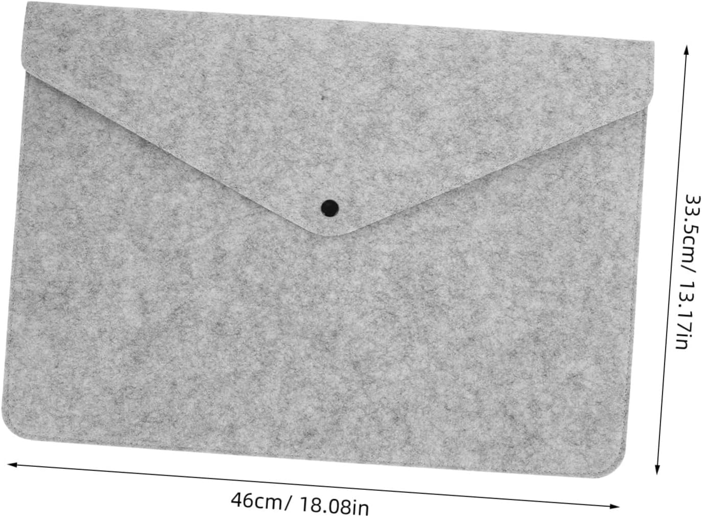 Homoyoyo Felt Document Bag Portable Folders Pockets Storage for Office Bills Felt File Organizer image number 4