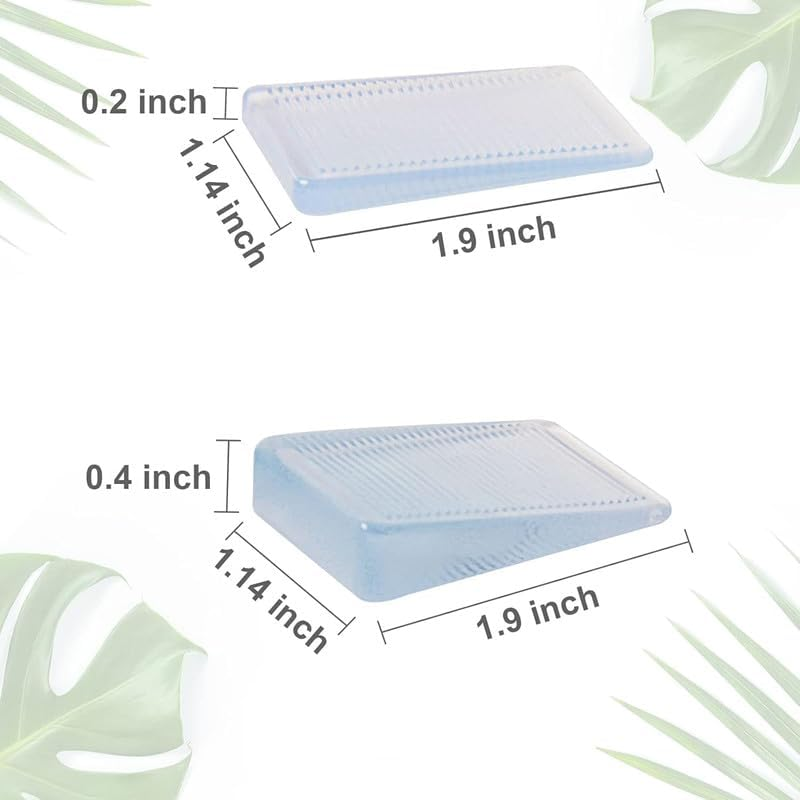 Table Wedge Clear Toilet Shims Plastic Shims, 8Pcs Plastic Shims Table Wedge Clear Toilet Shim Furniture Leveling Shims, Furniture Leveling Shims Level Wedge Shim Bed Shims Toilet Shims for Furniture image number 6
