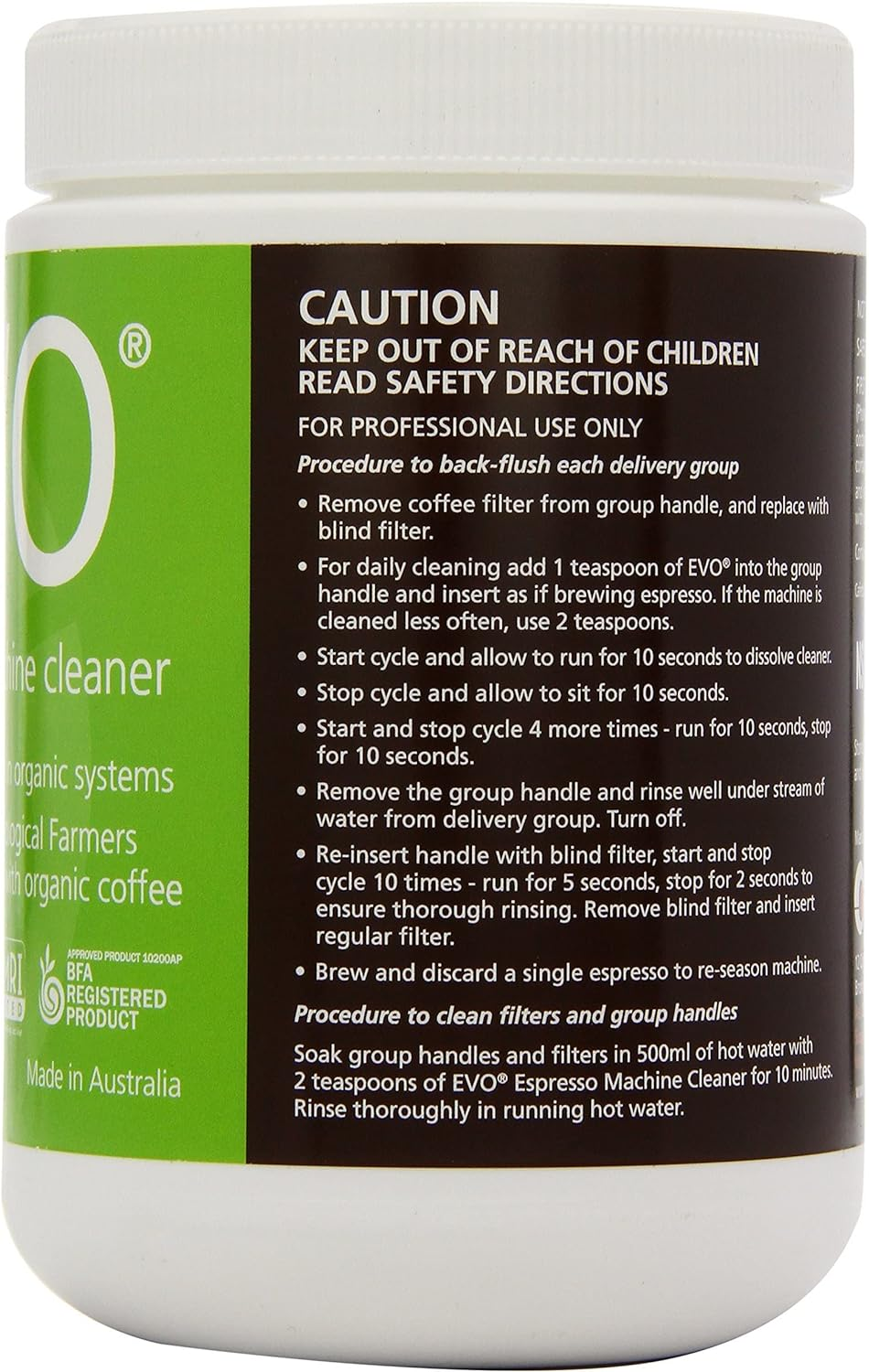 Cafetto CAF-EVO1 Organic Cleaner, One Size, Multicolor, CAF-EVO1 image number 5