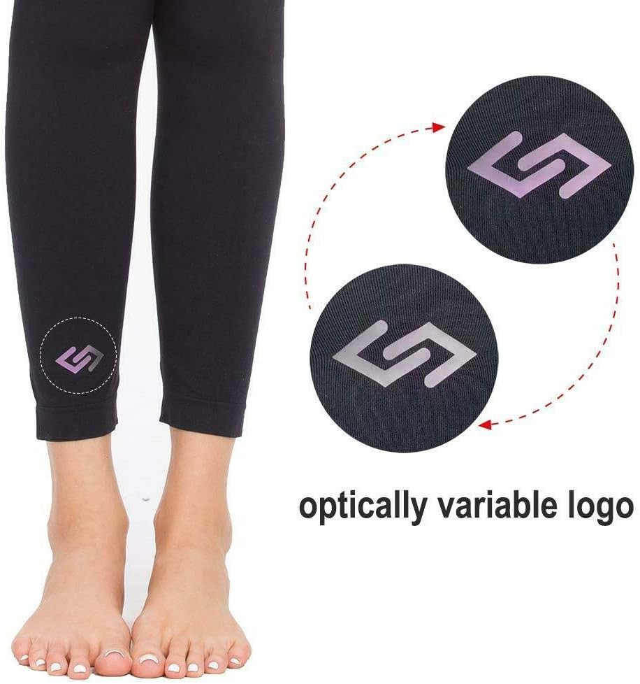 Women Workout Yoga Leggings High Waist Floral Fragrance Compression Tummy Control Pants image number 6