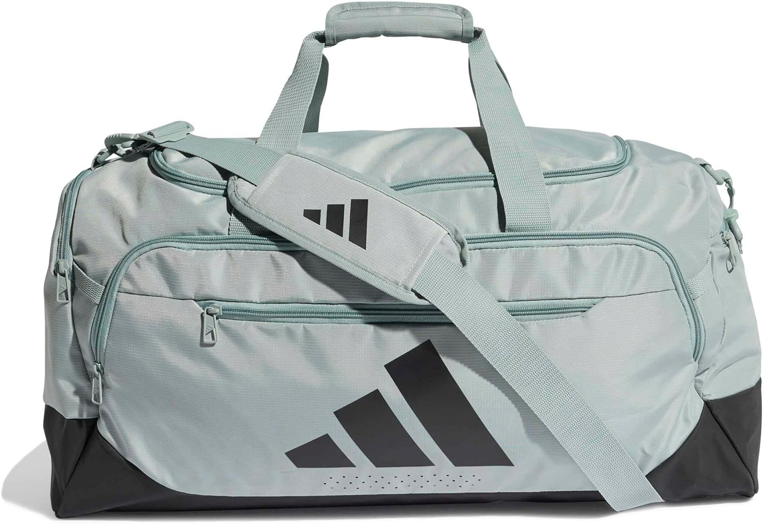 Adidas Training Defender Adult'S Duffel Bag, Charcoal/Black, Medium