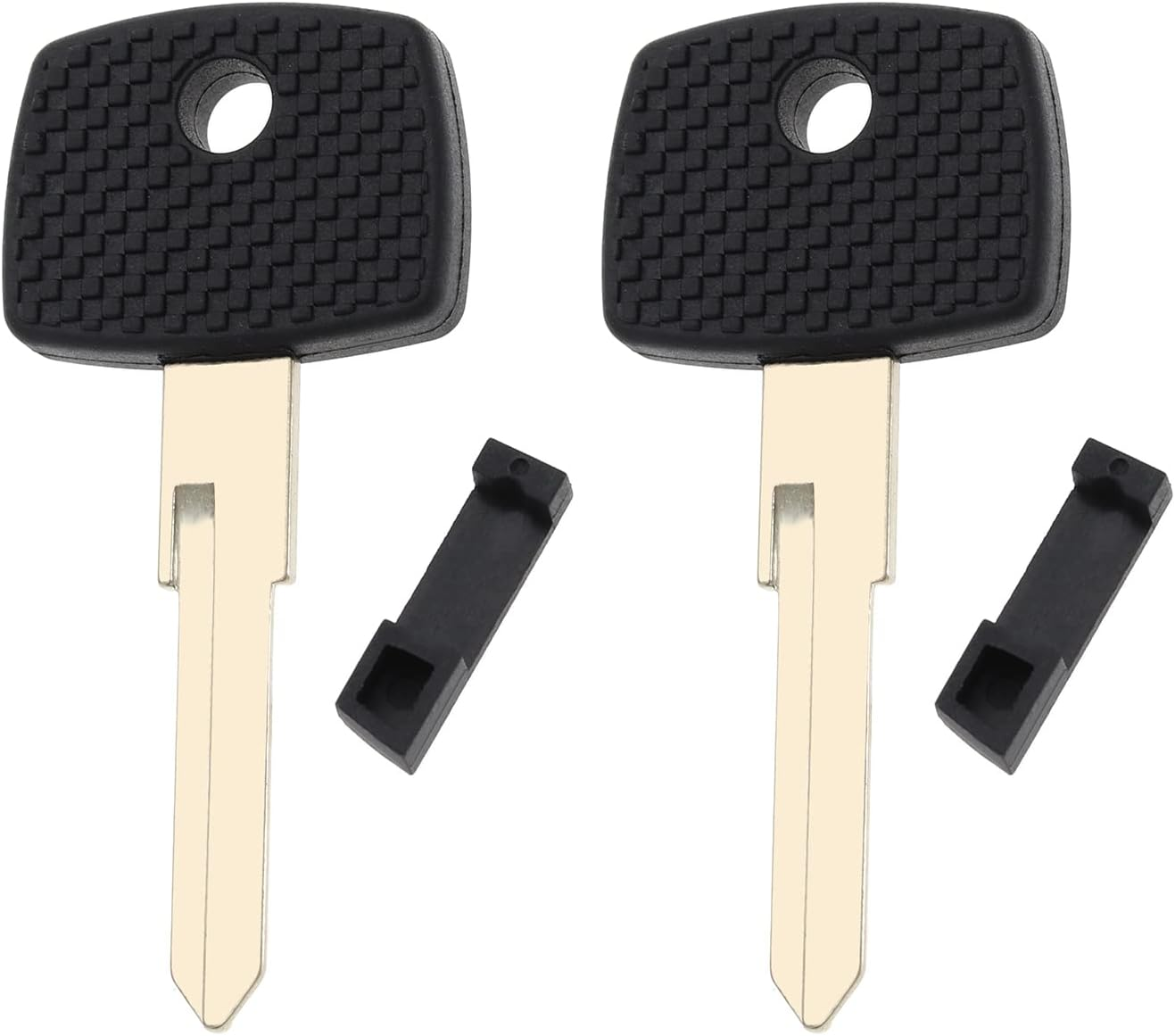 Emsea 2PCS Car Key Blank Compatible with Vito Sprinter Replacement Car Key Blade Uncut Key Automotive Interior Accessories Vehicle Parts image number 4