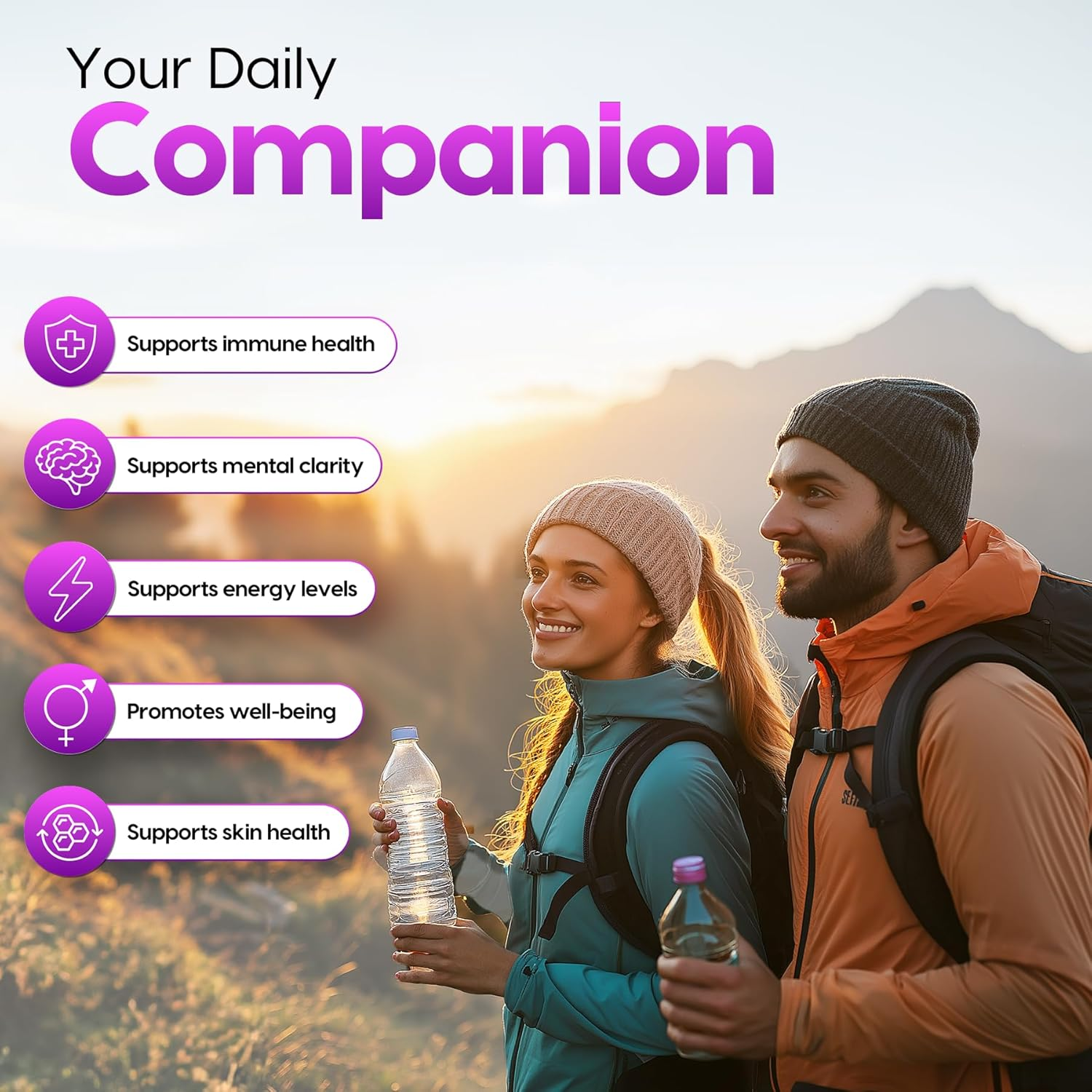 15000Mg Himalayan Shilajit Gummies | Lab Tested | Rich in Fulvic Acid & 85+ Trace Minerals | Vegan Organic Product for Daily Energy & Wellness | 60 Gummies Elderberry Flavour image number 1