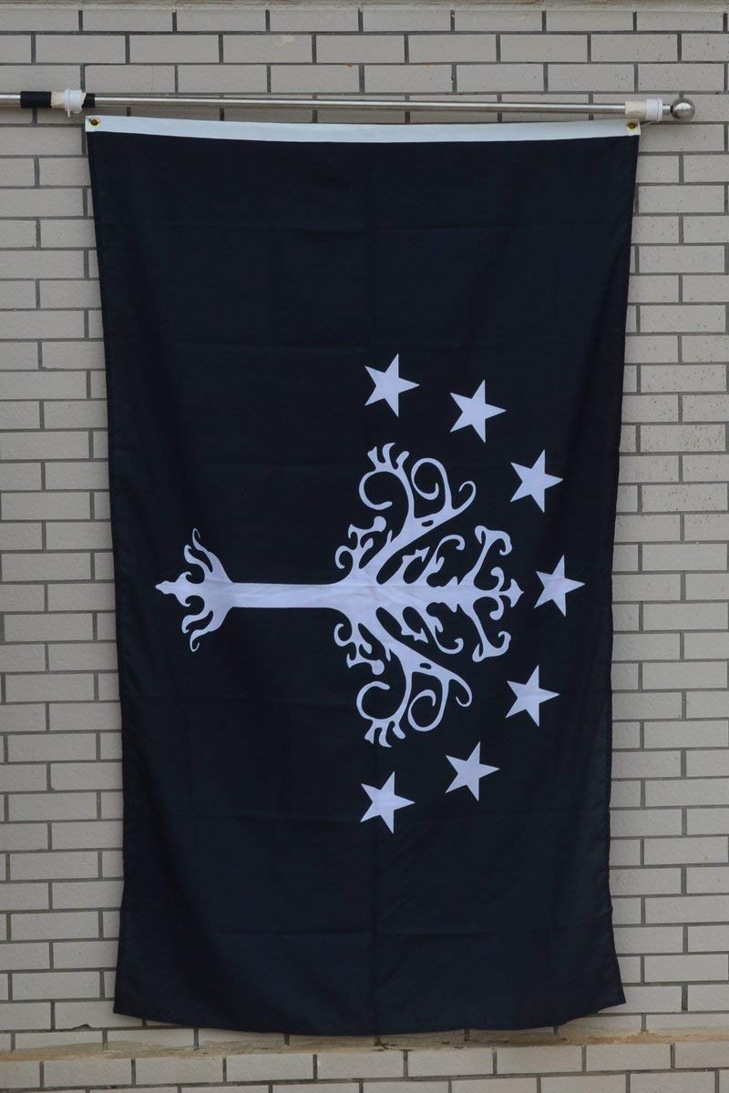 Fyon Large Gondors Flag from J. R. R. Tolkiens Middle-Earth Flag 3X5Ft