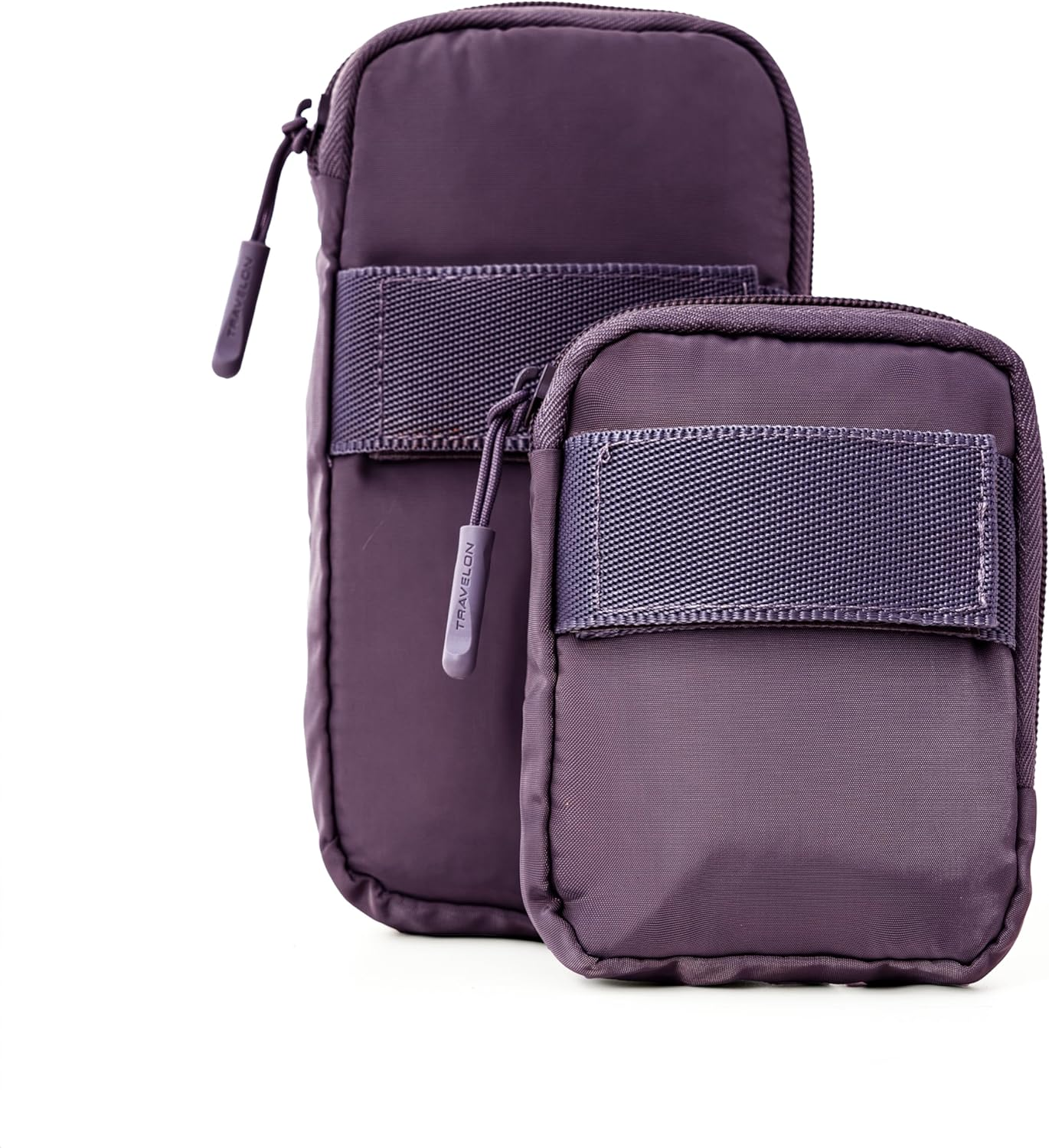 Travelon Packing Intelligence, Pi All Day Set of 2 Accessory Pods, Blackberry, One Size, Pi All Day Set of 2 Accessory Pods image number 2