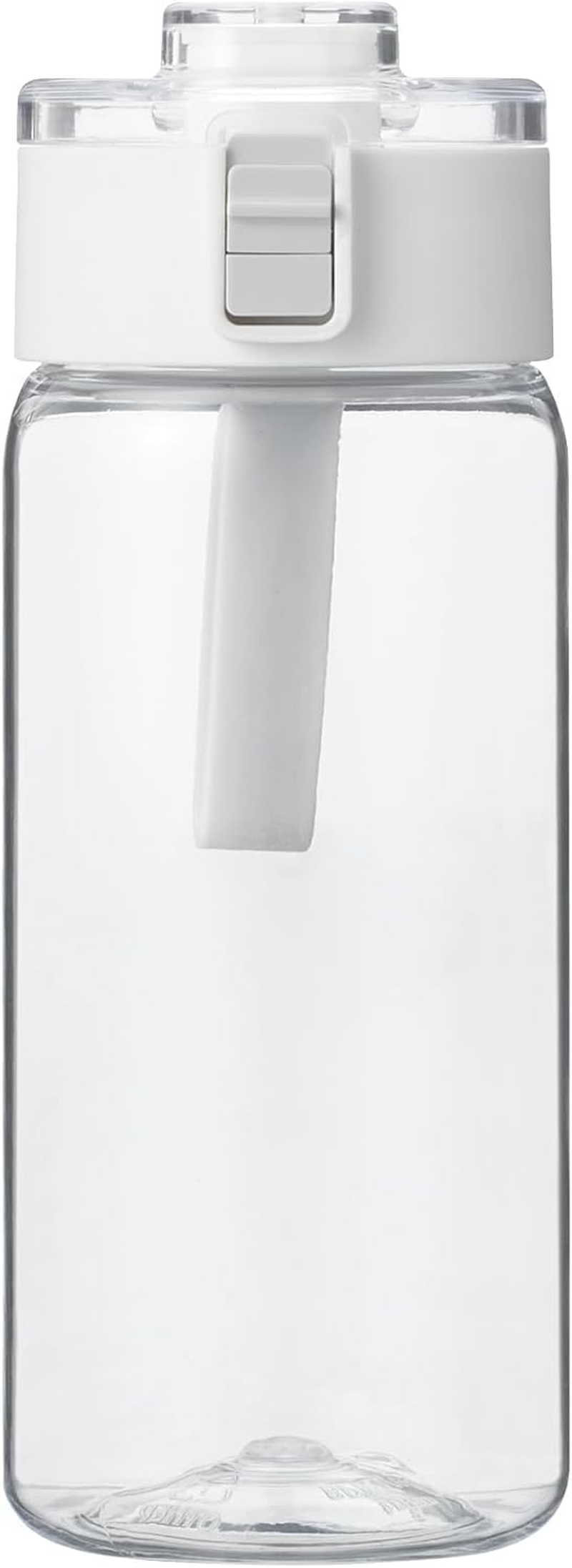 Muji MDC72A1S Clear Mug Bottle, Direct Drinking, Approx. 19.7 Fl Oz (550 Ml)