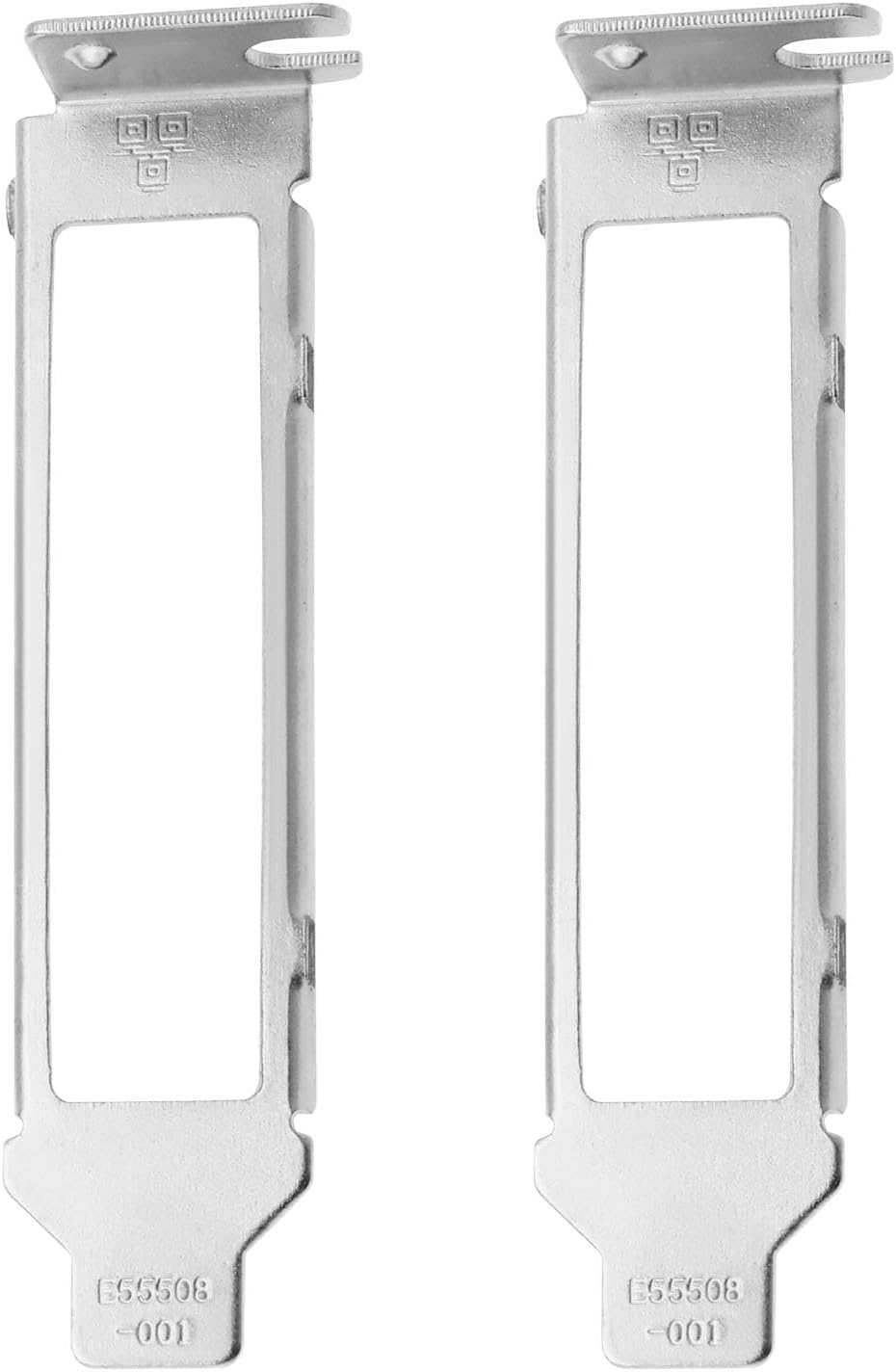 VGOL 2Pcs Quad Port Generic Low Profile Short Bracket for Intel I350-T4 E1G44ET NC365T E1G44ET2 Compatible with DELL H092P HM9JY K828C image number 1