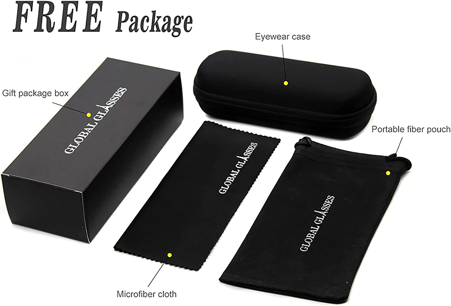 Vintage Metal Eyeglasses Clear Lens Fake Square Women Men Eyewear image number 6