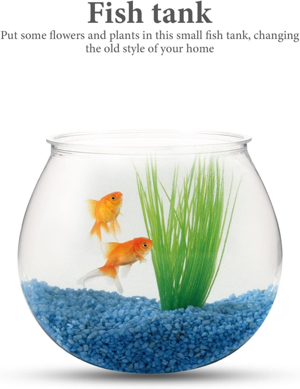 Veemoon 3Pcs Goldfish Bowl Aquatic Turtle Tank Office Fish Tank Desk Fish Tank Glass Vase Bowls Clear Glass Vases Fish Bowls Clear Plastic Fish Bowl Fishbowls Aquarium the Pet Travel Fine image number 4