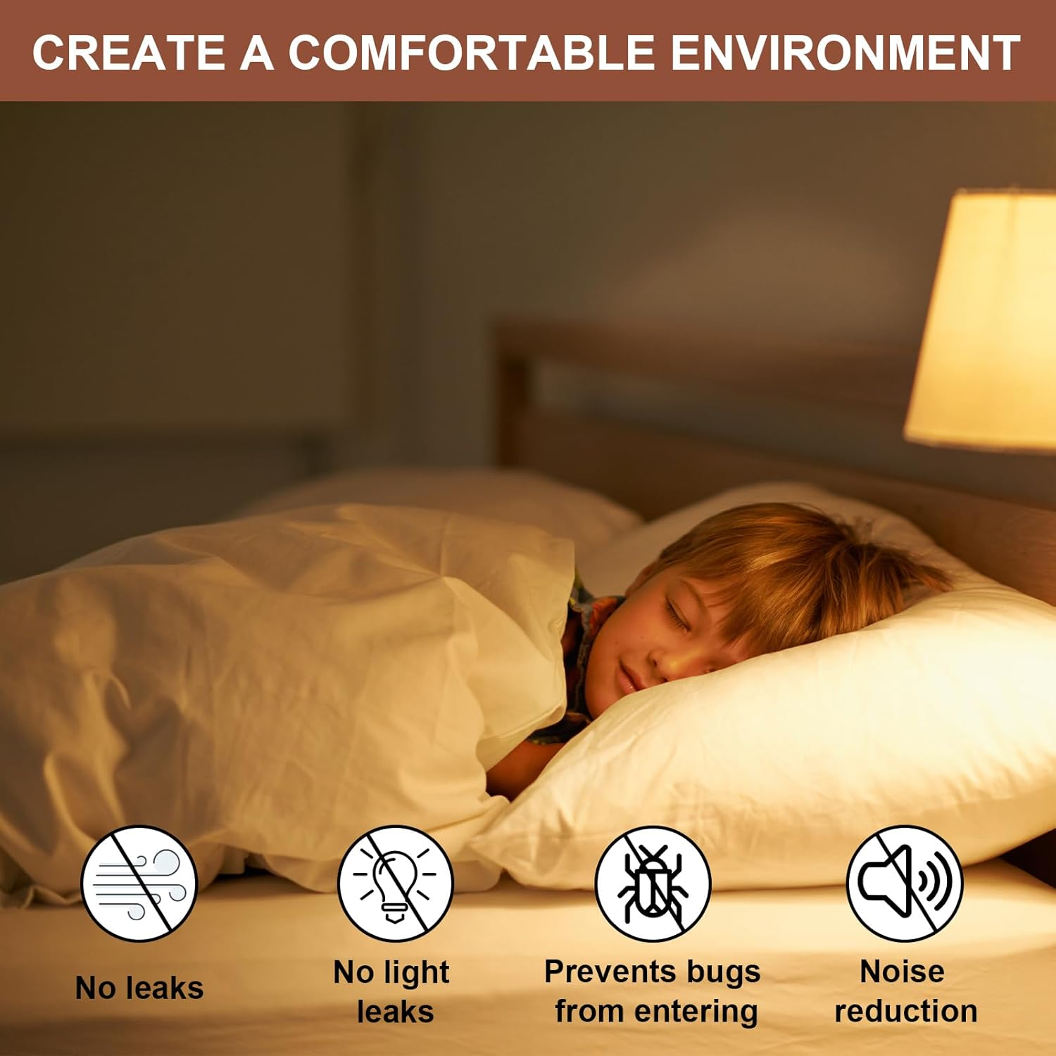 2,569/5,000 Door Draft Stopper, under Door Draft Stopper, Waterproof, Upgraded Adjustable with Noise Blocking, Door Draft Stopper, Double-Edge Design image number 6