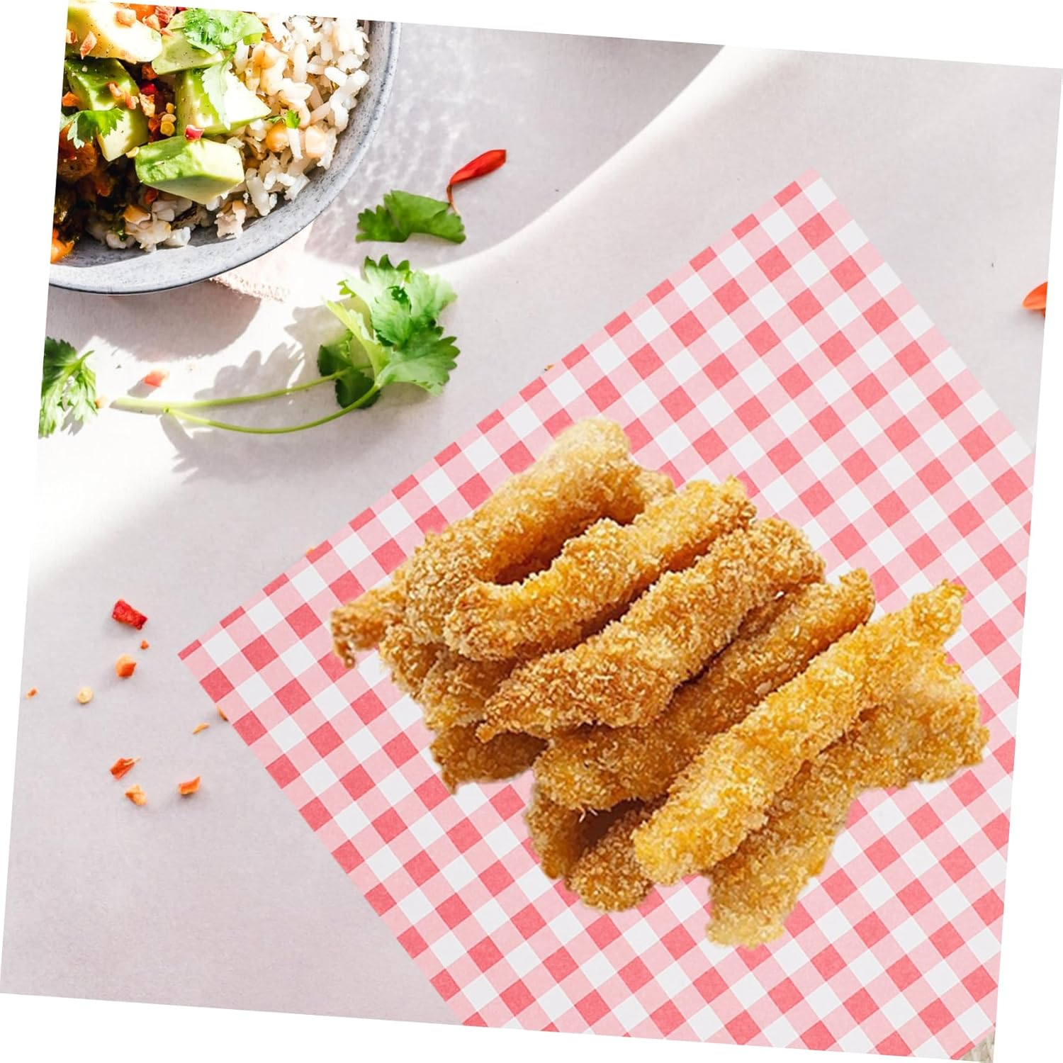 KICHOUSE Bakery Cake Decorating Paper Sandwich Paper Wrap Multi-Functional Food Wrapping 100 Sheets Liner image number 2