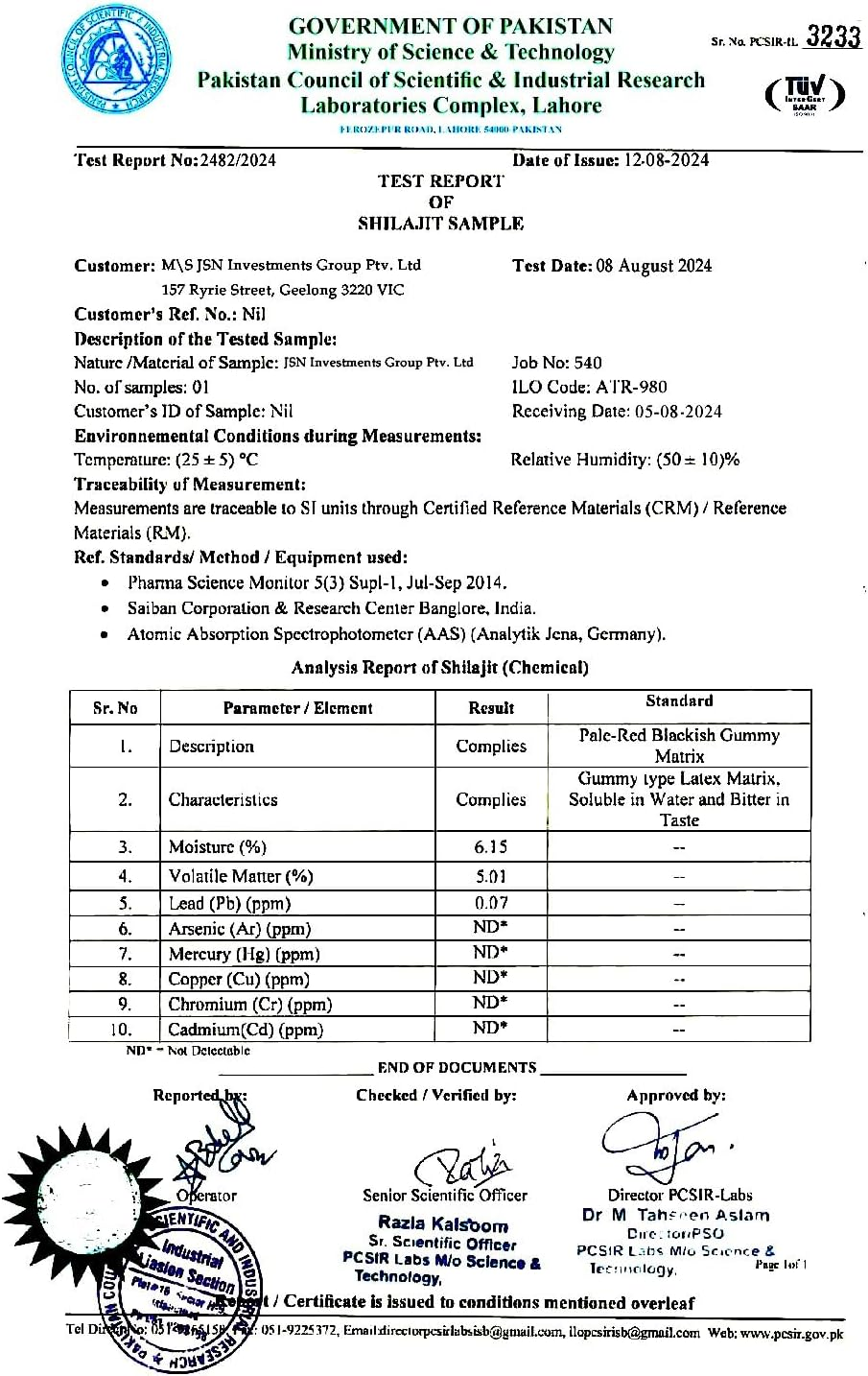 Pure Shilajit Gummies Gold I Lab Tested | Fulvic Acid & 85+ Trace Minerals I for Men, Women I Vegan & Organic 60 Gummies