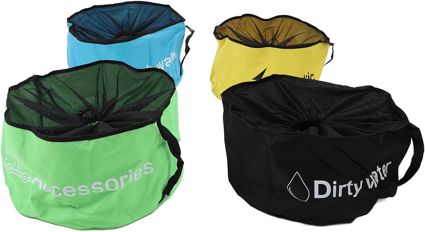 RV Hose Storage Bag, 4 Pack Waterproof RV Hose Bags, Oxford Cloth Sewer Hoses Bag, Storage Organizer Bags for Electrical Cords, Fresh Water Hoses, Accessories image number 6