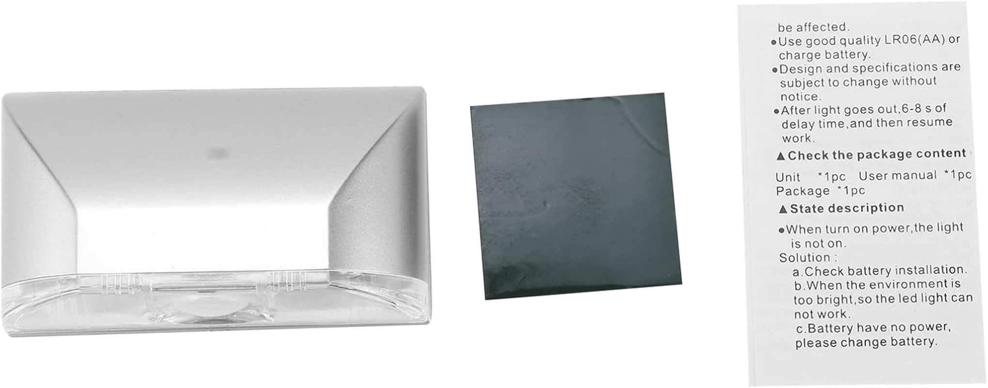 LED Keyhole Light Infrared IR Wireless Door Lock Lamp, Auto Sensor Motion Detectorwith 5S Delay Shutdown for Hallway Stairs Kitchen Mirror image number 6