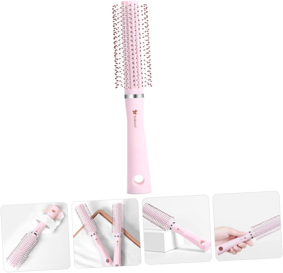 PACKOVE Volume Brush round Styling Brush for Blow Drying Static Styling Tool for Women Men
