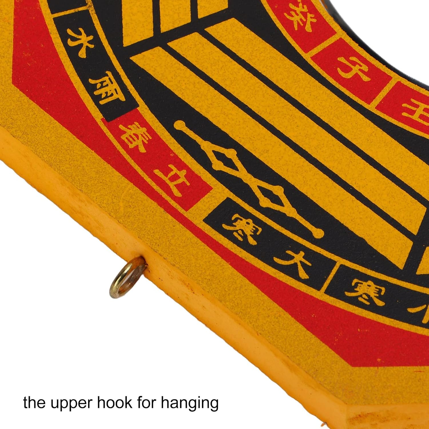 Chinese Bagua Mirror Feng Shui Mirror, Attract Positive Energy & Good Luck, Traditional Feng Shui Decoration Outdoor Convex Mirror Suitable for Door Hangings image number 2