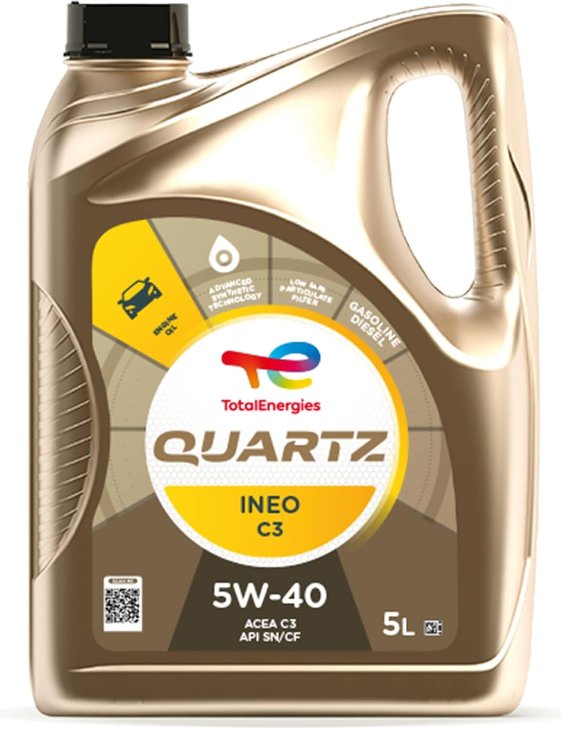 Totalenergies Quartz Ineo C3 5W-40 Engine Oil 5 Liter image number 1