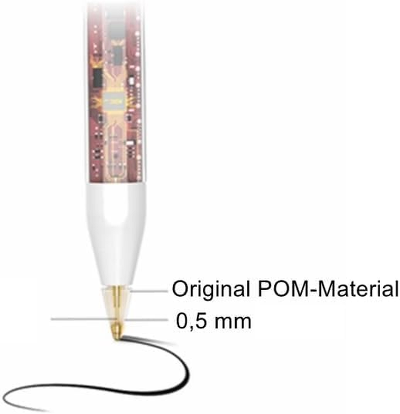 Stylus Pens for Honor Magicpad2 Magic V3, Pad 8/8 Pro, Pad 9/9 Pro/Pad GT Pro, Pad X8 X8A X9 V8 V9, for Oppo Pad 3 Pro/Air, for Realme Pad/Mini, Stylus Active Pen Stylus (White) - White image number 3