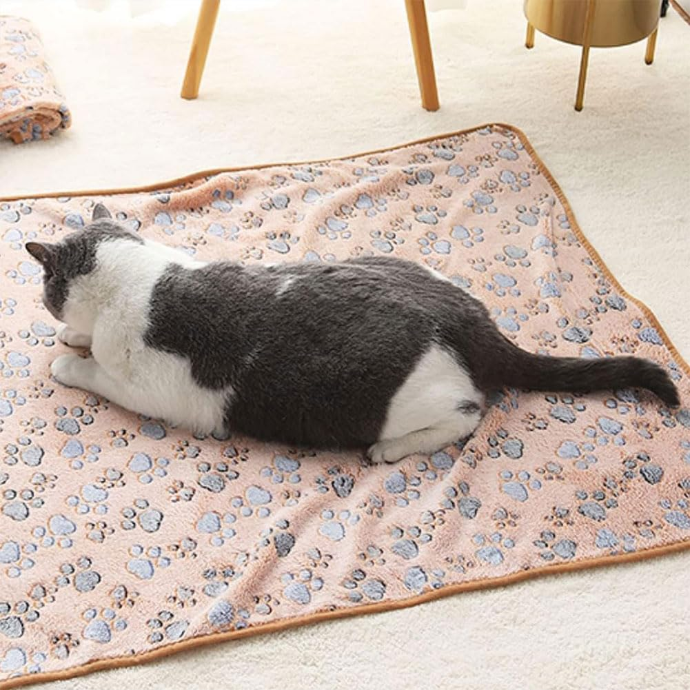 Butyeak Thick Pet Blanket, Cat Blanket, Dog Blanket, Dog Blanket, Washable, Double-Sided Pet Blankets, Soft Warm Pet Blankets, Pet Blanket, Flannel, Dog Blanket, Cuddly Blanket, (104 X 72 Cm) image number 2