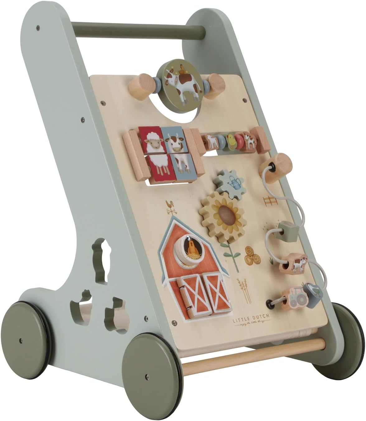 Little Dutch Little Farm Multi-Activity Baby Walker image number 5
