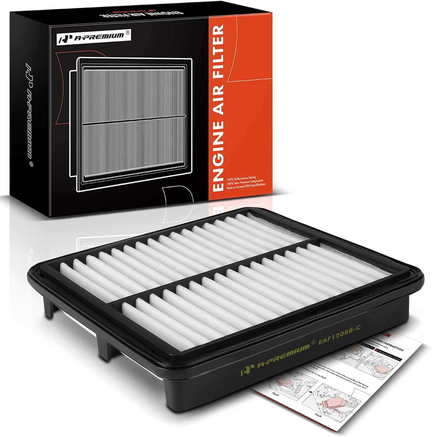 A-Premium Engine Air Filter Compatible with Mazda CX-3 CX3 2016-2022 2.0L image number 6