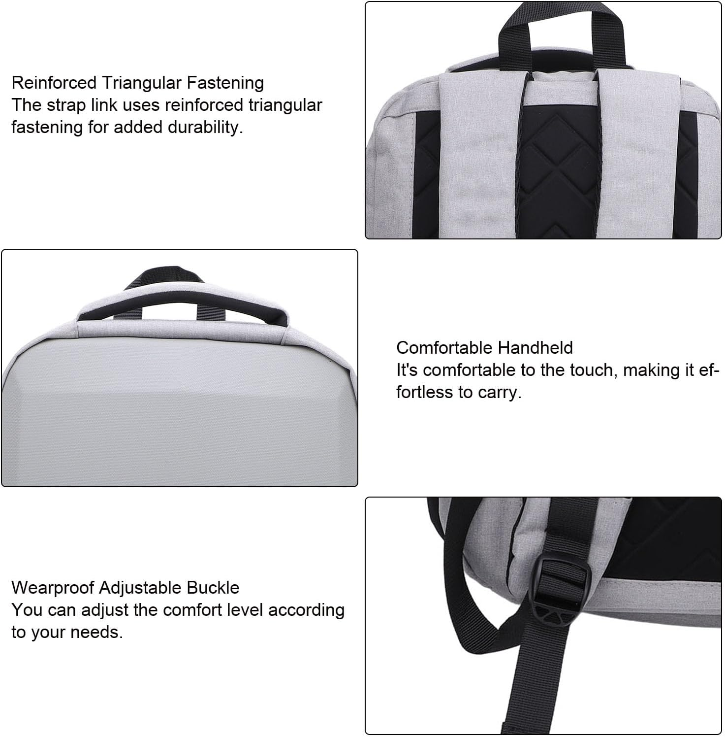 Satellite Dish Router Accessories Storage Bag, Mini Bag with Anti-Theft USB Charging Port, Breathable Laptop Backpack Water Resistant Travel Friendly image number 2