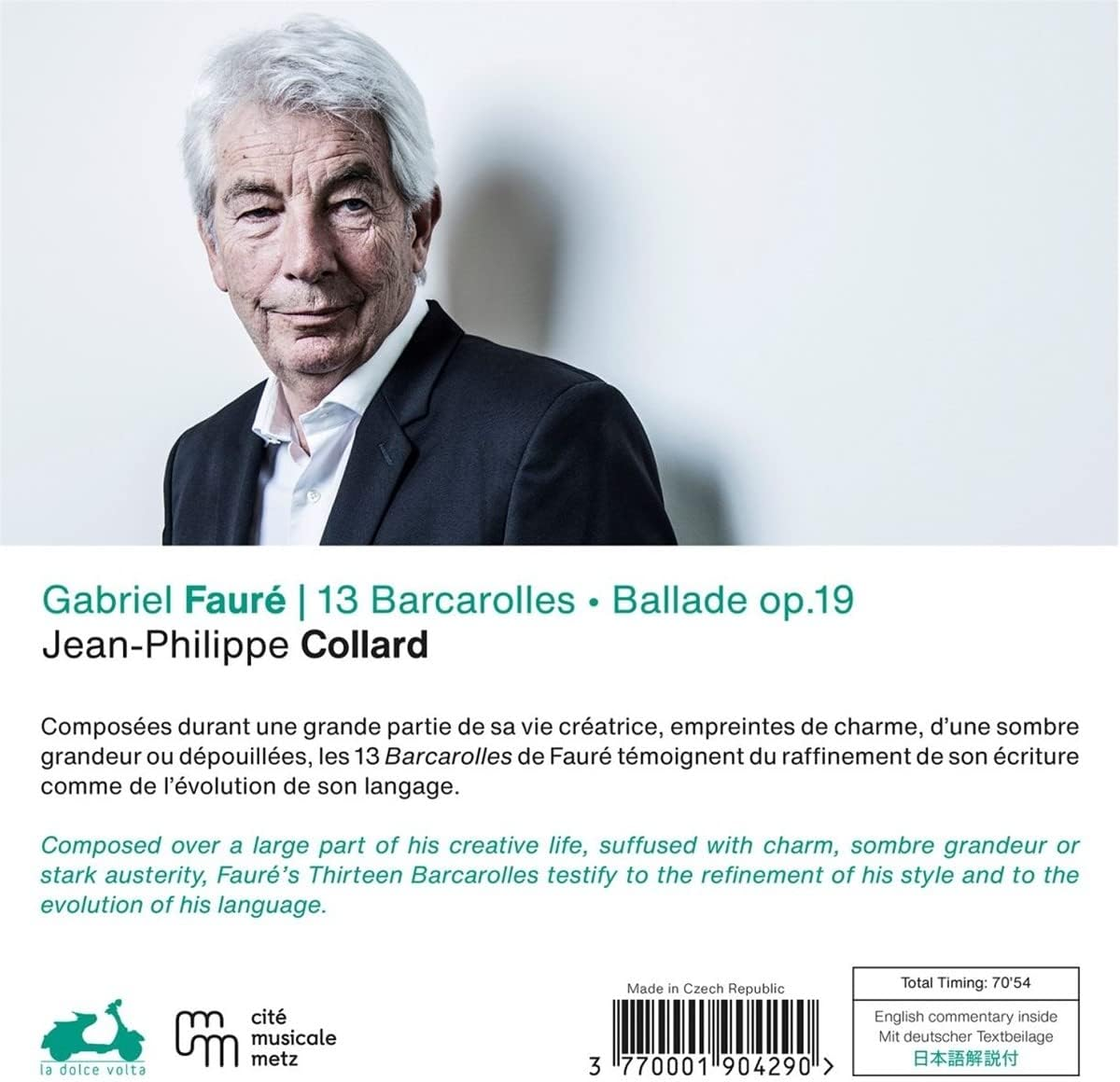 Gabriel Faur&eacute;- 13 Barcarolles, Ballade image number 1