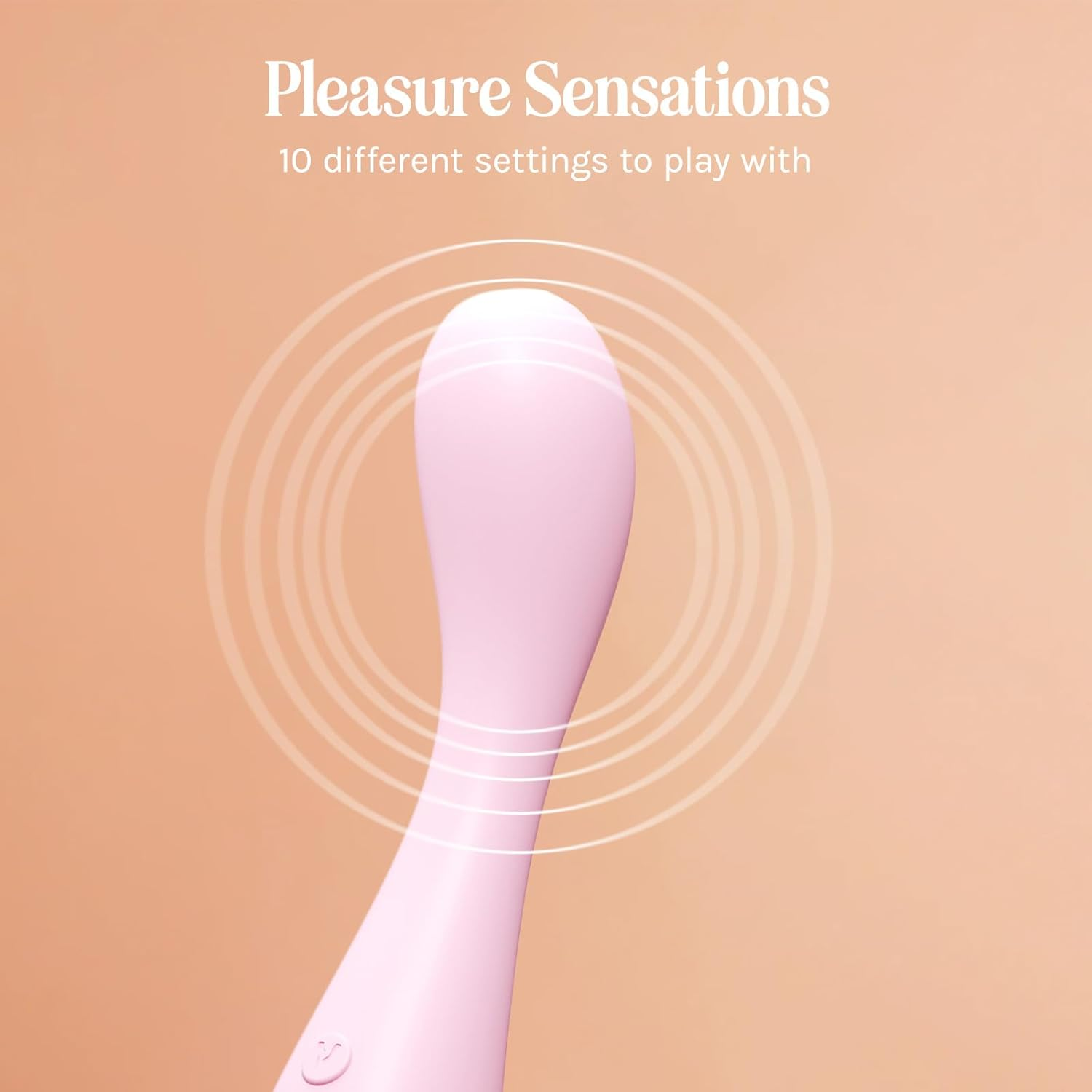 VUSH Peachy G-Spot Vibrator for Women &ndash; Premium Sex Toy for Intense Pleasure, Medical-Grade Silicone, Waterproof, Quiet Vibrator Wand & Personal Massager &ndash; Adult Toy for Couples and Solo Play image number 1