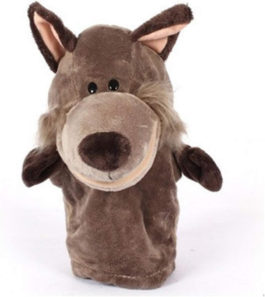 Wolf Open Mouth Hand Puppets Plush Animal Toys for Imaginative Pretend Play Storytelling