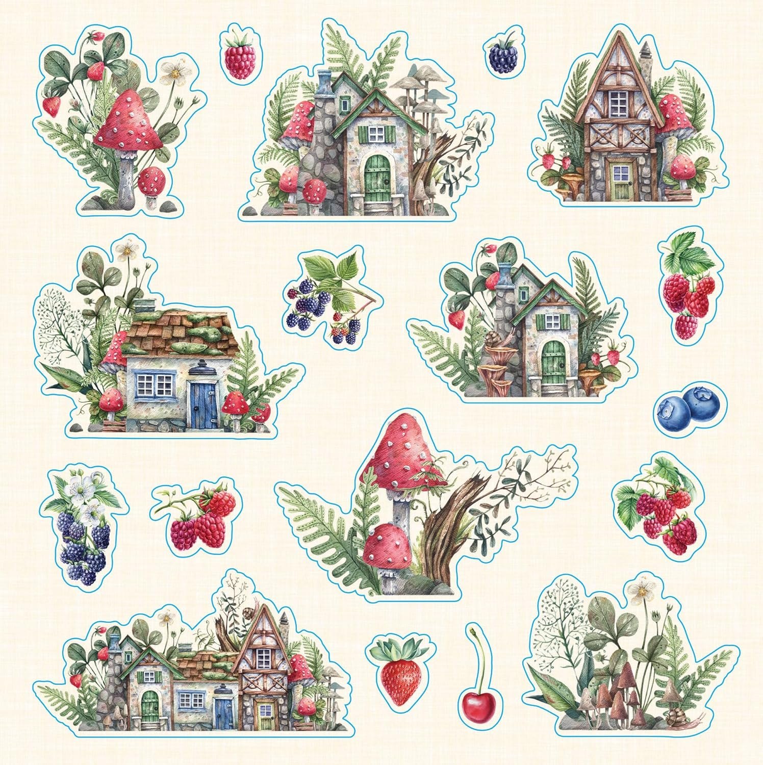 Faerie Kingdom Sticker Book (Over 750 Stickers) image number 3