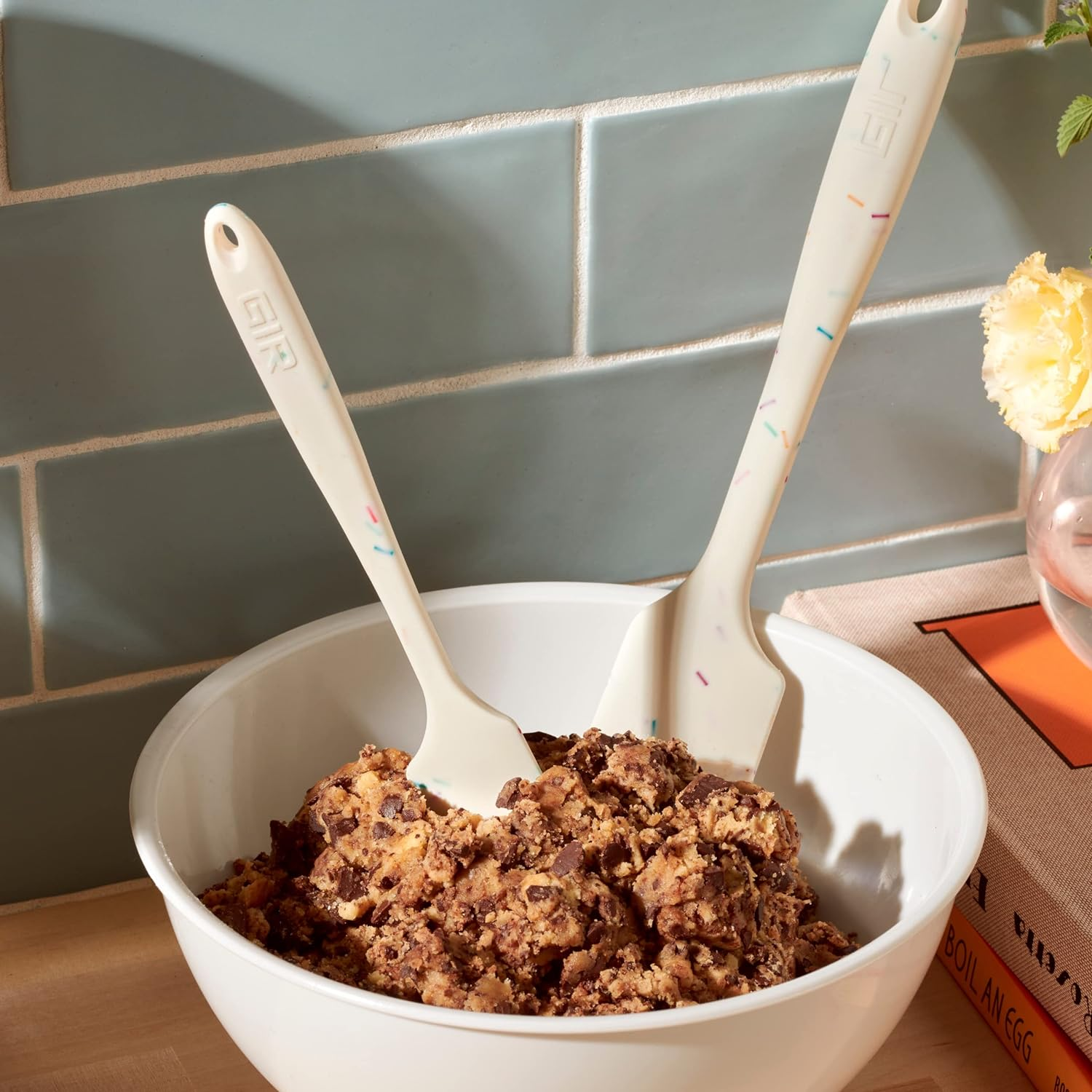 GIR: Get It Right Premium Silicone Spatula - Non-Stick Heat Resistant Kitchen Spatula - Perfect for Baking, Cooking, Scraping, and Mixing - Ultimate - 11 In, Slate image number 1