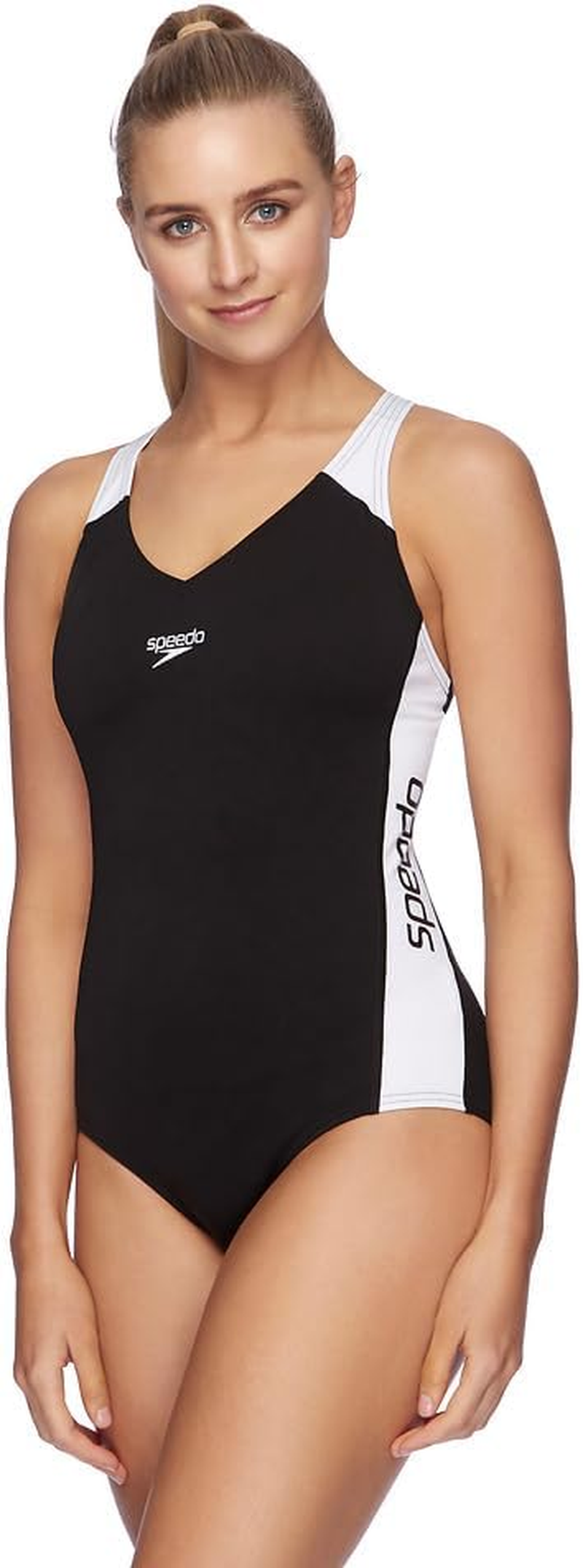 Speedo Women'S Splice One Piece Swimsuit image number 2