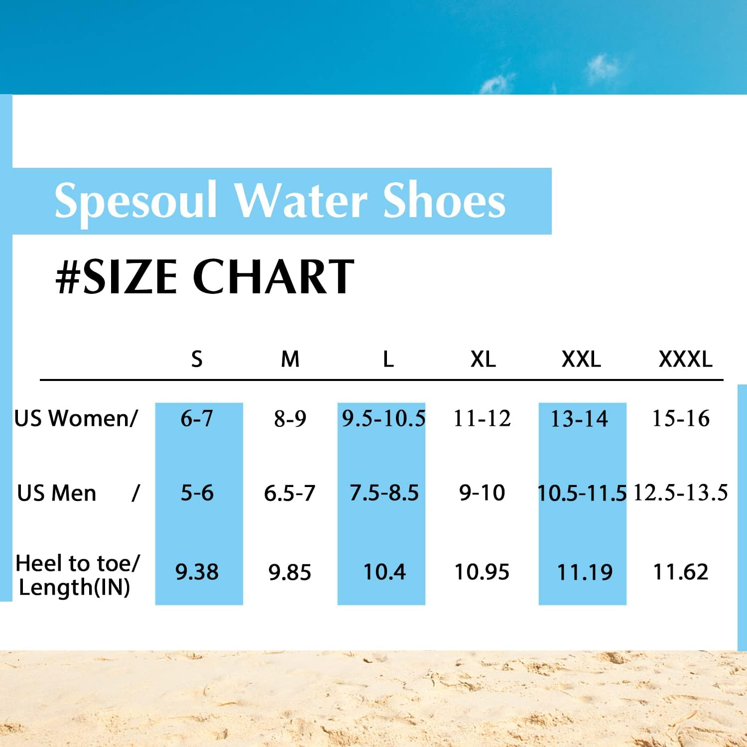 Spesoul Womens and Mens Water Shoes Breathable Quick Dry Soft Barefoot Aqua Socks for Hiking Swim Beach Surf Yoga Sport image number 1