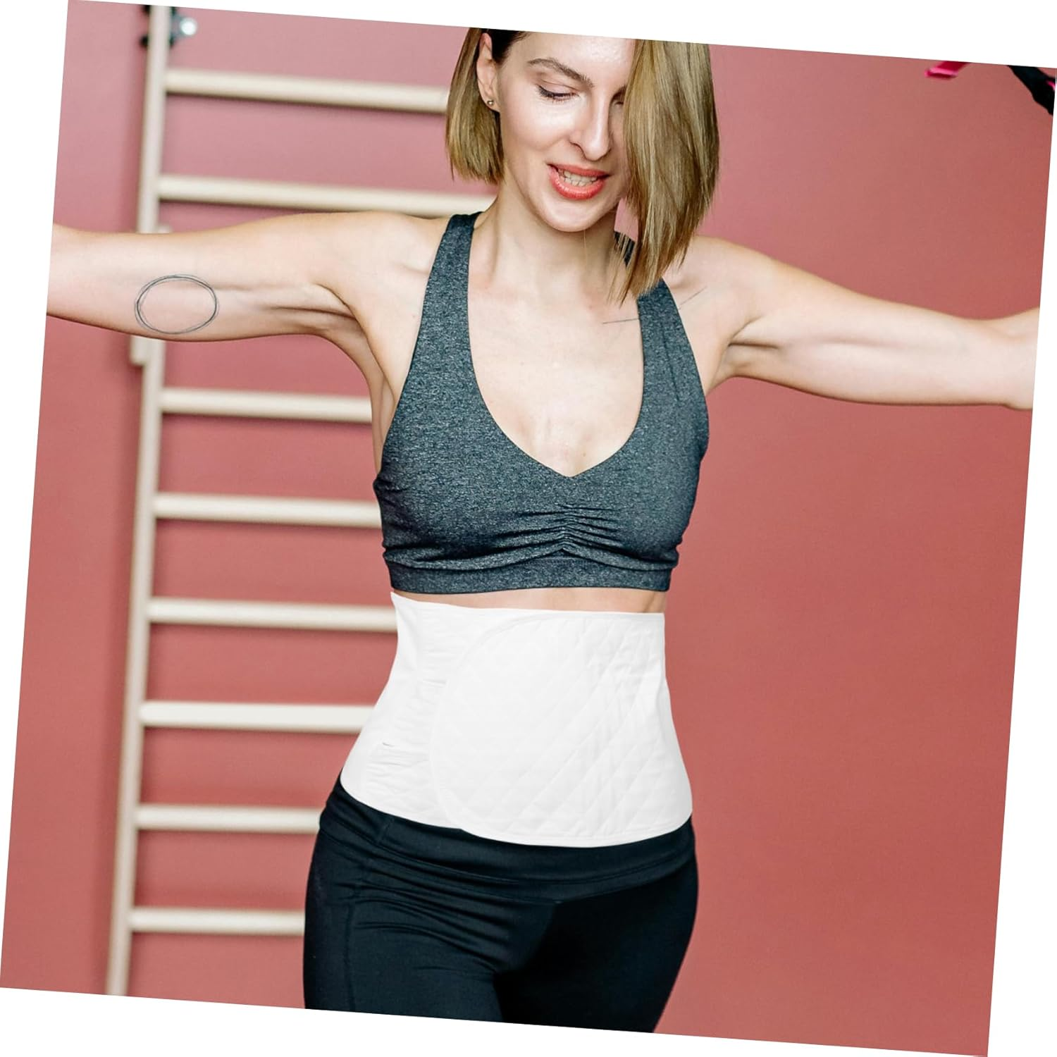 Adjustable Maternity Support Belt for Postpartum Waist Shaping with Breathable Design Lumbar Support Belly Band for Comfortable Fit and Abdomen image number 5