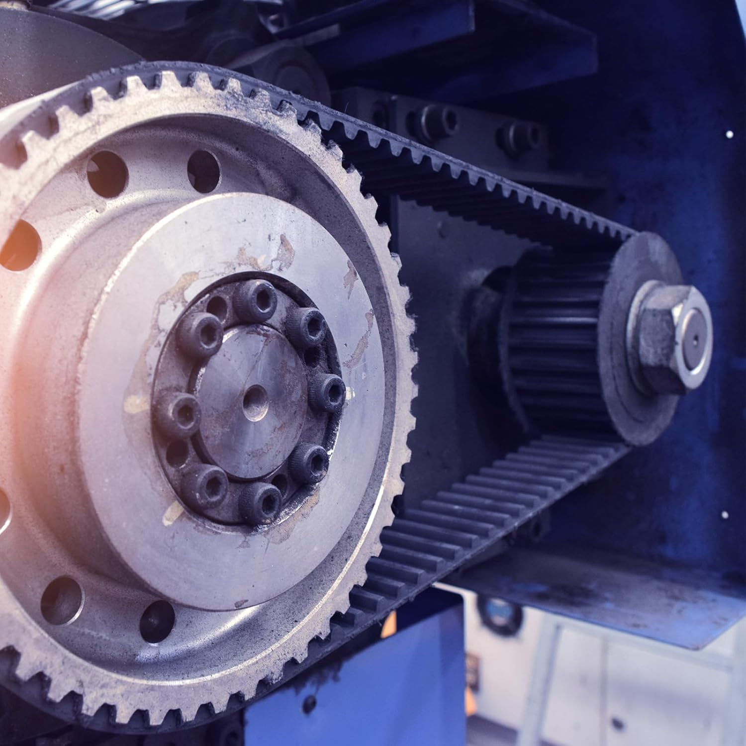 Uxcell 5Pcs 2GT Timing Pulley 16 Teeth 5Mm Bore 13Mm Dia. Aluminum Timing Belt Pulley with 2Mm Hex Key Wrench for 10Mm Width Belt 3D Printer CNC Machine Accessories, Silver Tone image number 3