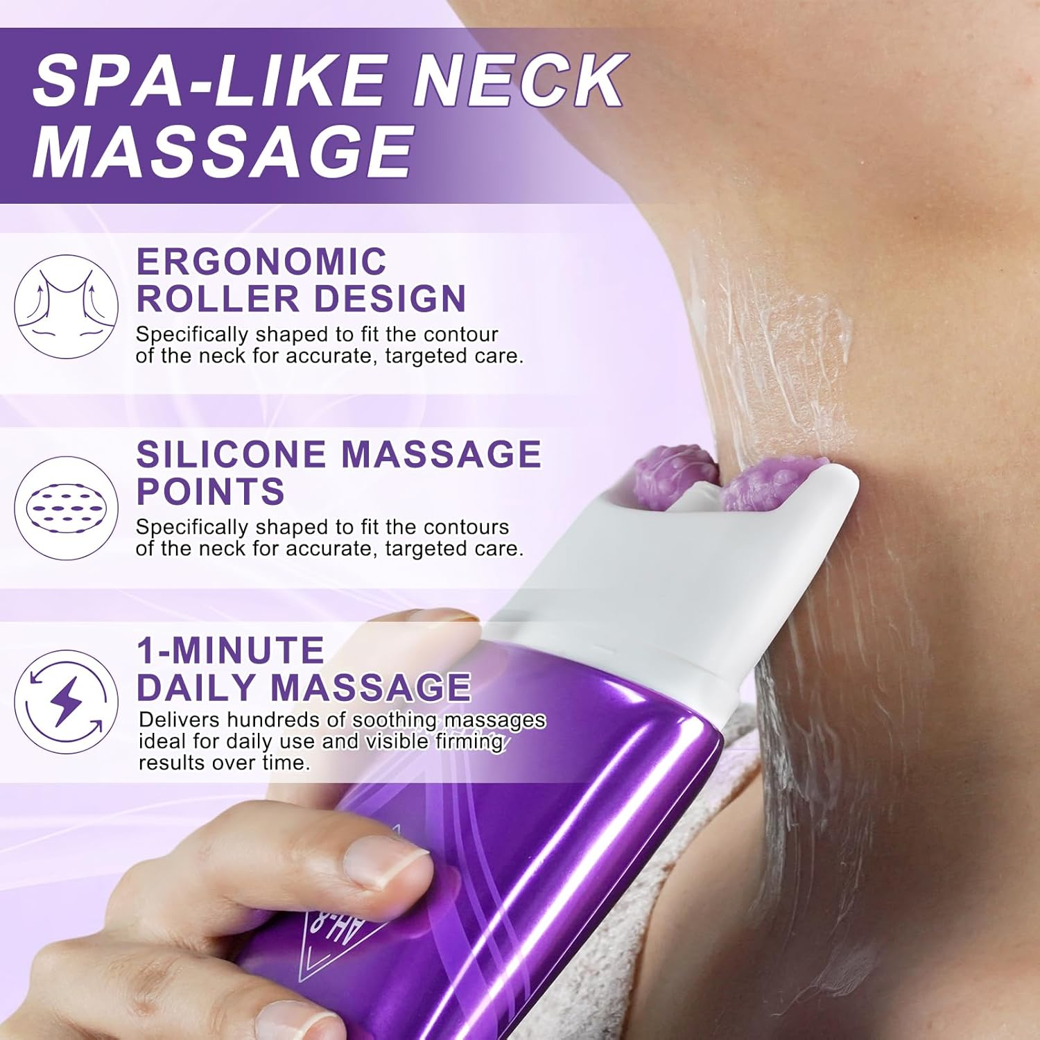 AH8 Firming Neck Cream | AH-8 Hexapeptide Formula | Tightens, Lifts & Moisturises | Skin Repair Lotion for Neck & Chest | Cosmetic Anti-Ageing Skin Care | 120G image number 1