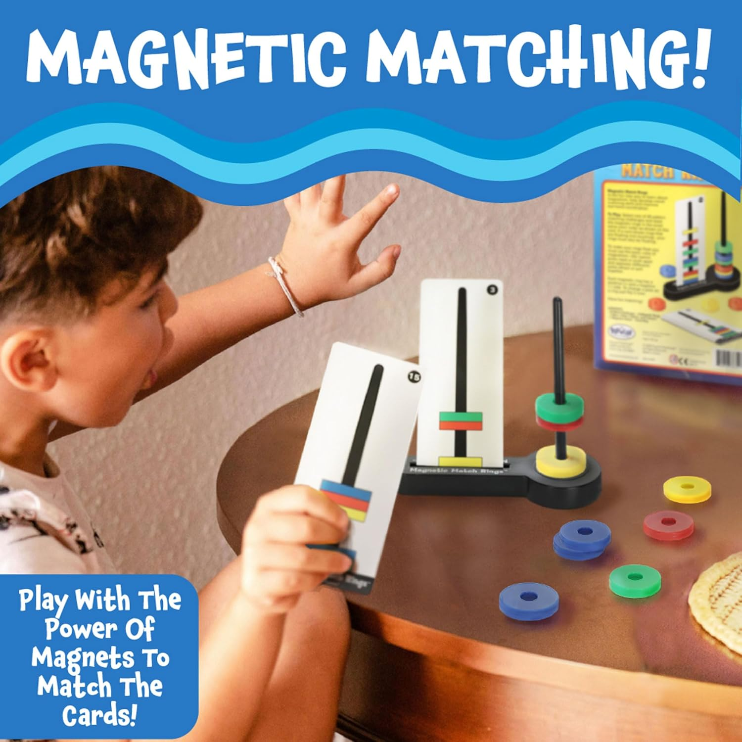 Popular Playthings Magnetic Match Rings, Multicolor, Standard image number 3