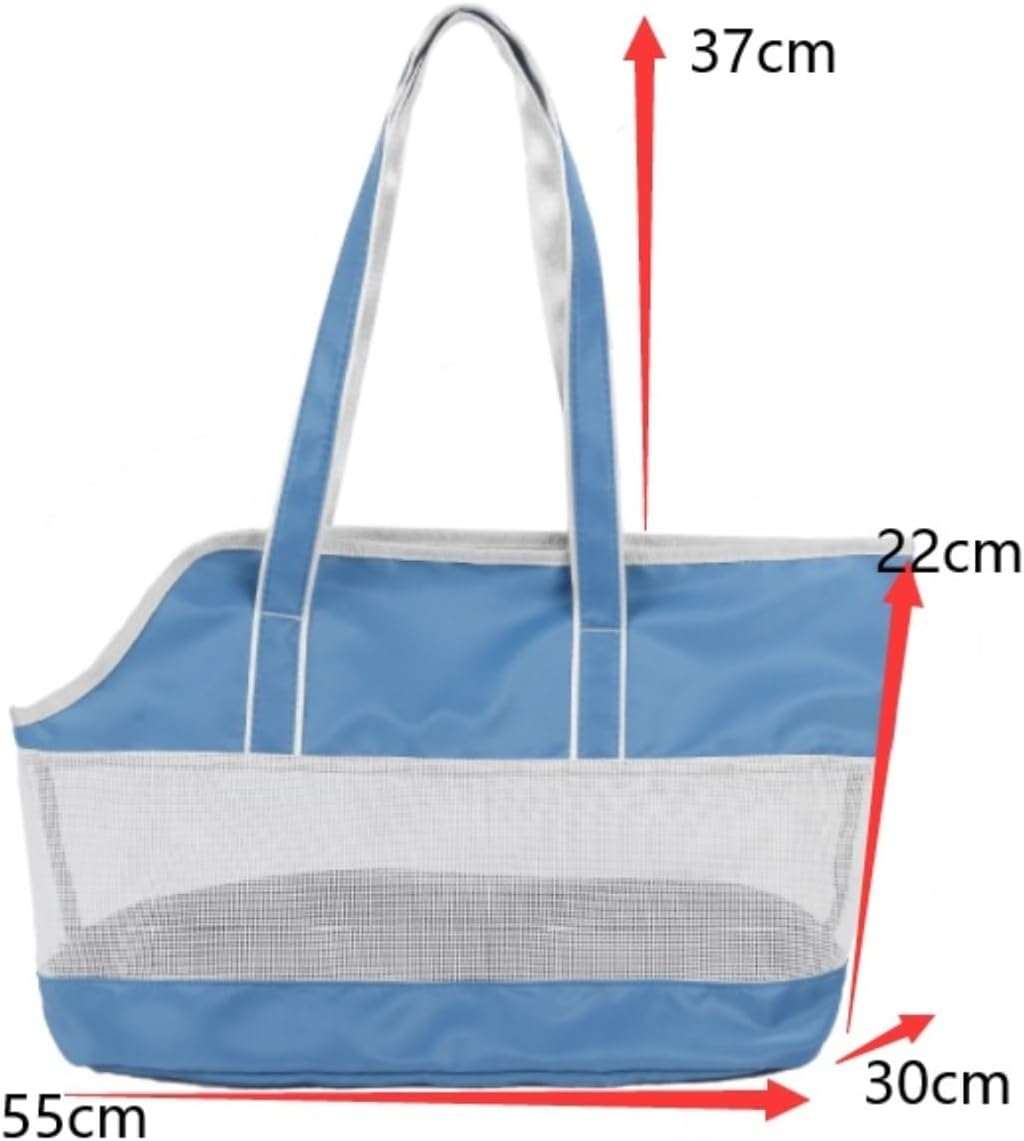 Cat Bag Dog Carrier Pet Carrier Summer Cat Bag Pet Carrier Outdoor Pet Bag Backpack Travel Hiking Carrier Pet Handheld Cat Carrier Pet Bag Carrier(Color:Pink) - Blue image number 6