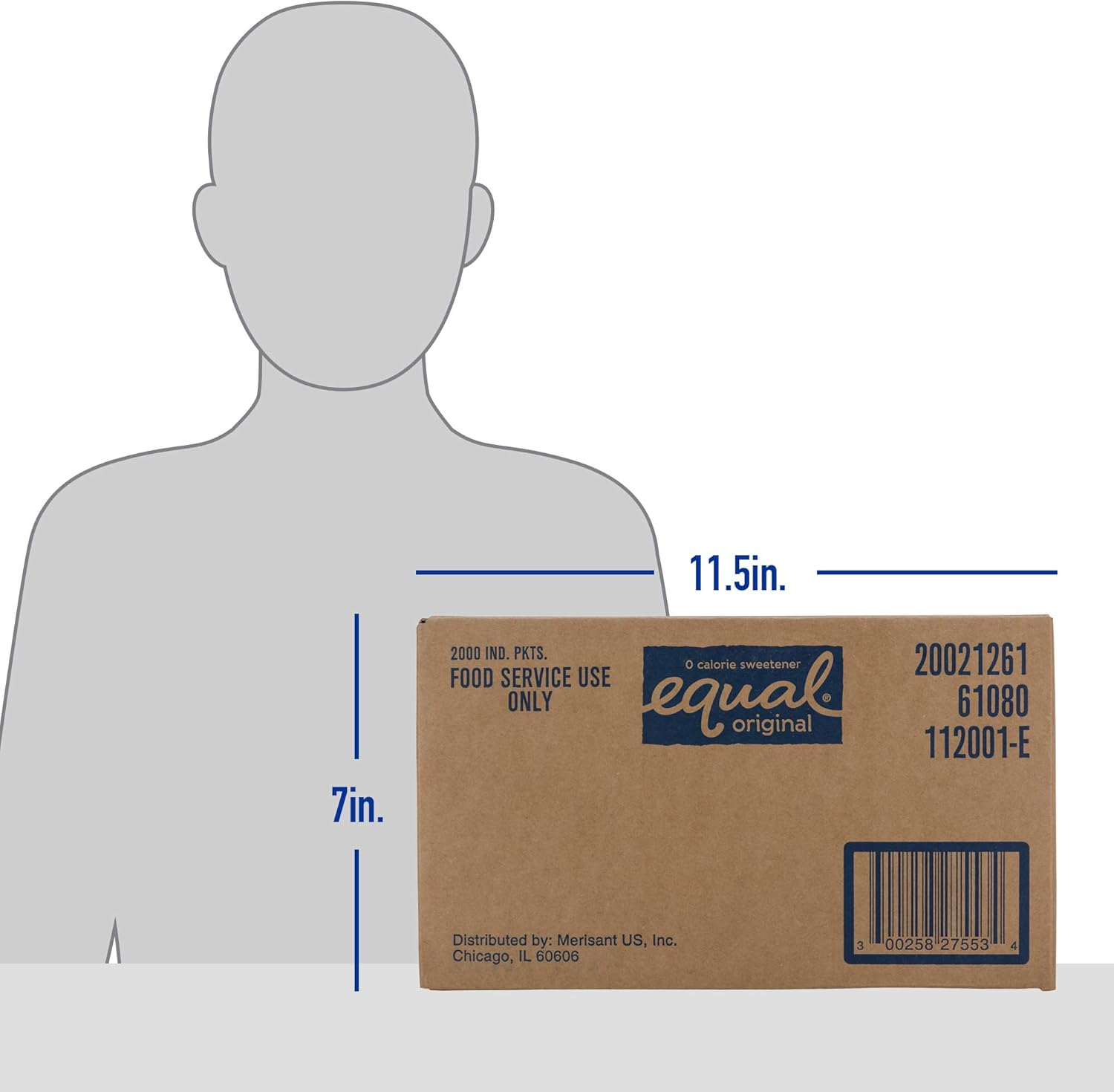 EQUAL 0 Calorie Sweetener, Aspartame Sugar Substitute, Zero Calorie Sugar Free Sweetener Packets, Sugar Alternative, 2,000 Count image number 6