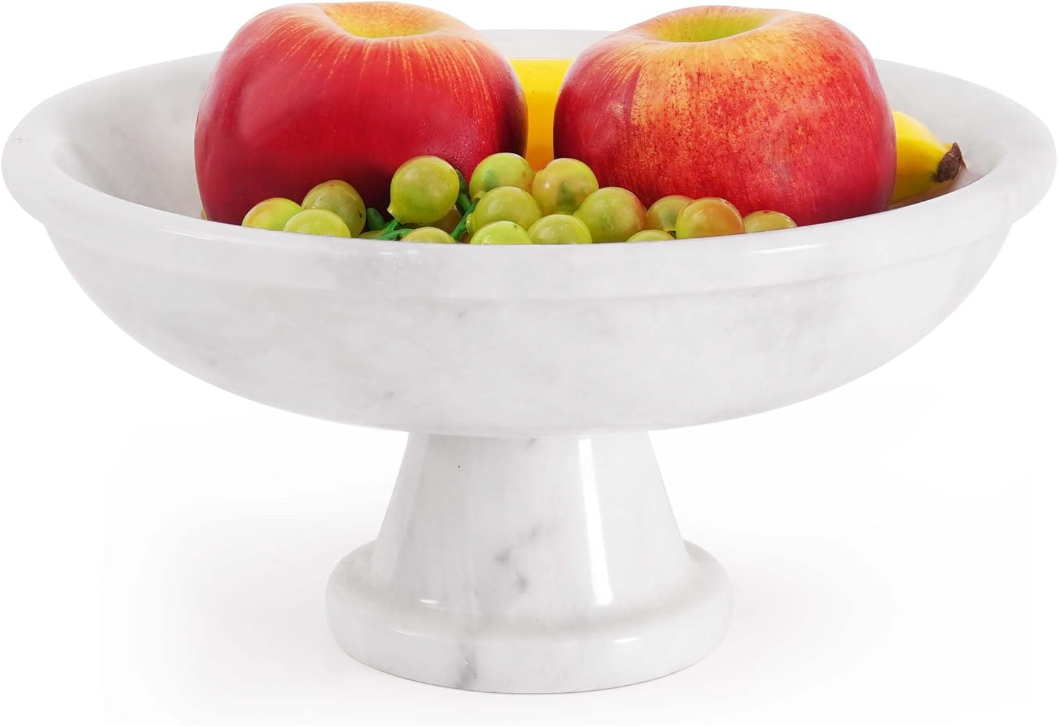Radicaln Marble Fruit Bowl Black 10" Inches Handmade Fruit Bowl for Kitchen D&eacute;cor Fruits Holder for Dining Table Ideal Fruit Dishes