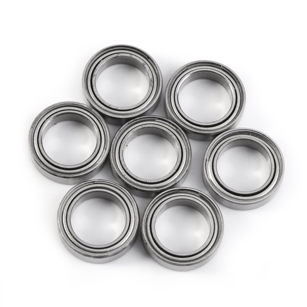 10Pcs Ball Bearings, 10 * 15 * 4Mm Double-Shielded Thin-Section Thin-Walled Ball Bearing, Low-Noise Bearings image number 5