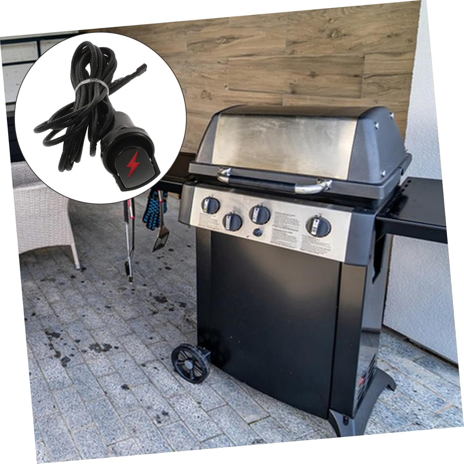 Electric Grill Ignition Button Replacement Switch for BBQ Grills Compatible with Char-Broil Electronic Igniter Practical Ignition for Barbecue Accessories