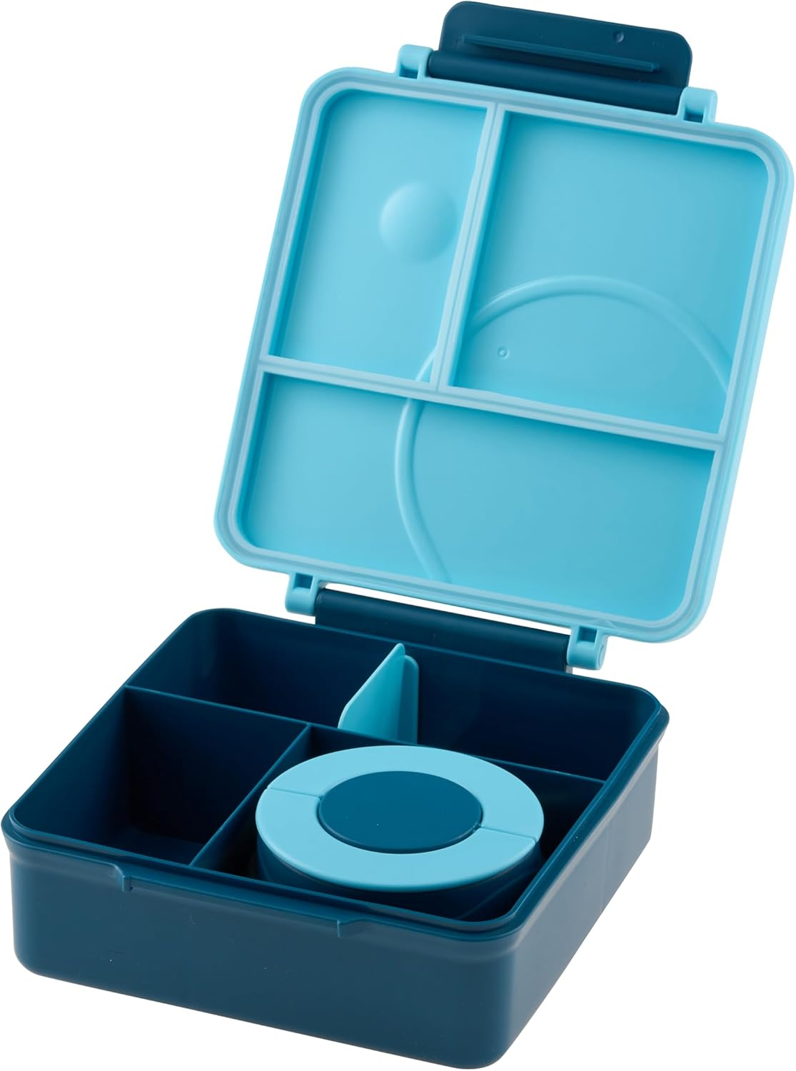 Yumyum Kids Bento Lunch Box with Insulated Food Jar, Blue