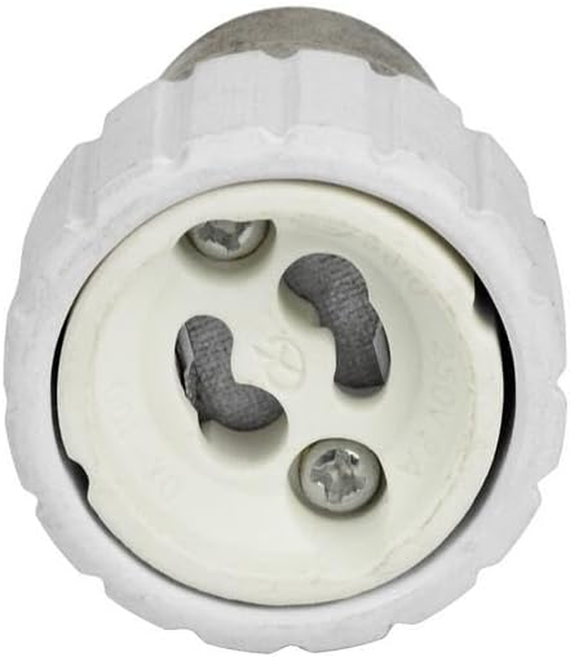 TWDRTDD B22 to GU10 Light Adapter, 3-Pack, Plastic+Ceramic+Metal, White, LED Compatible, Energy Efficient, Touch Control, Ceiling Mount, Indoor Use image number 2