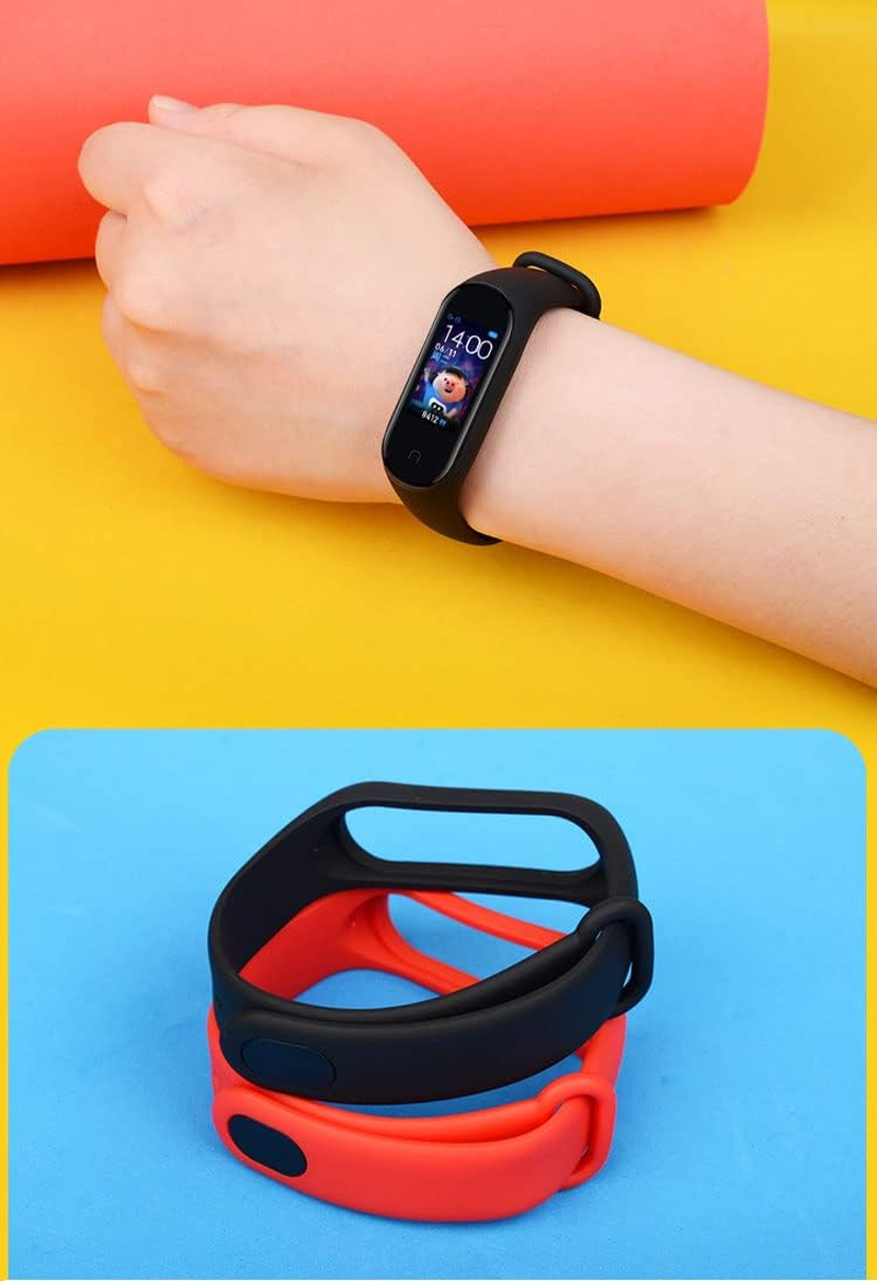 USTIYA 3X Strap for Xiaomi Mi Smart Band 7/6/5 Straps (Black) image number 1